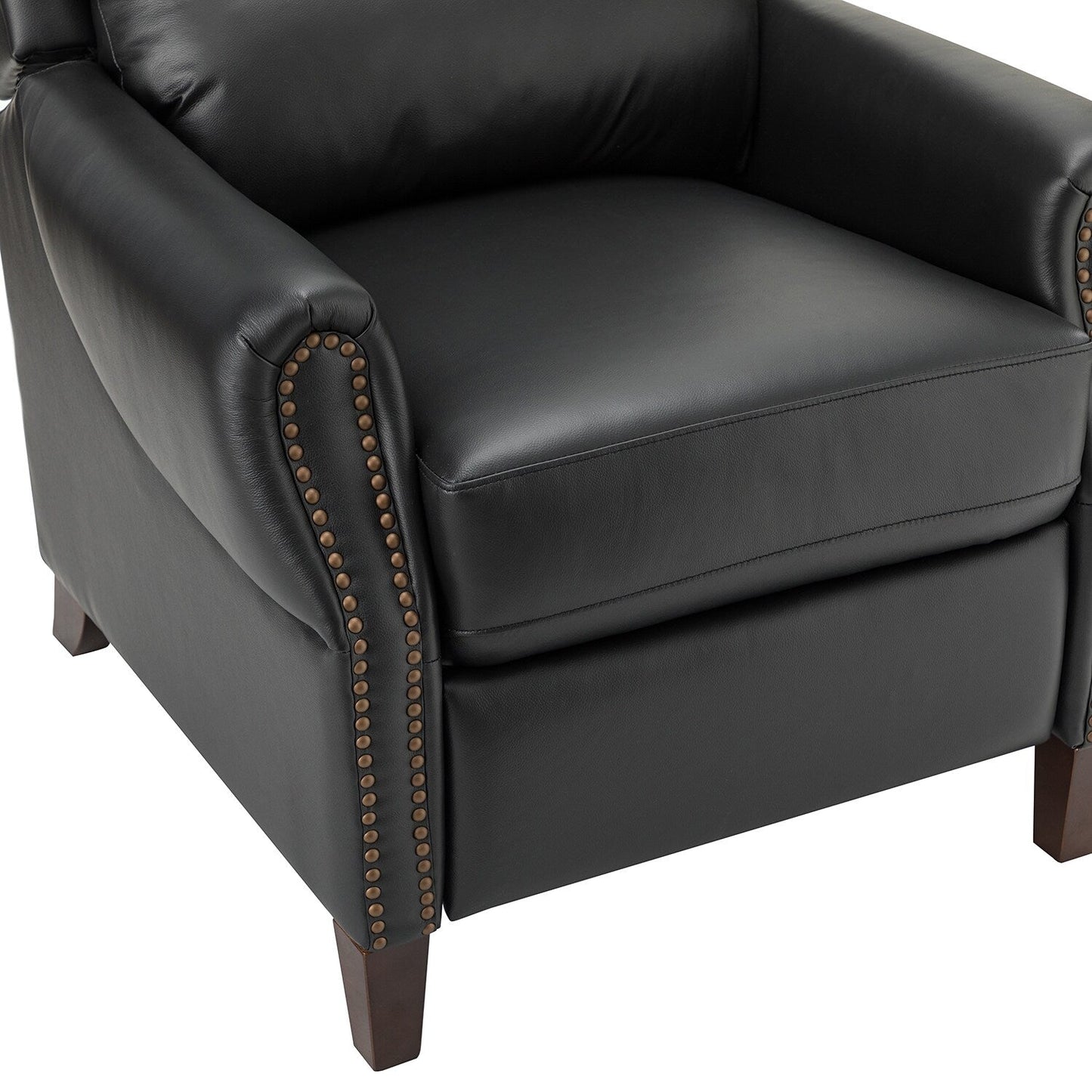 Alicia 32.68 Wide Genuine Leather Manual Recliner