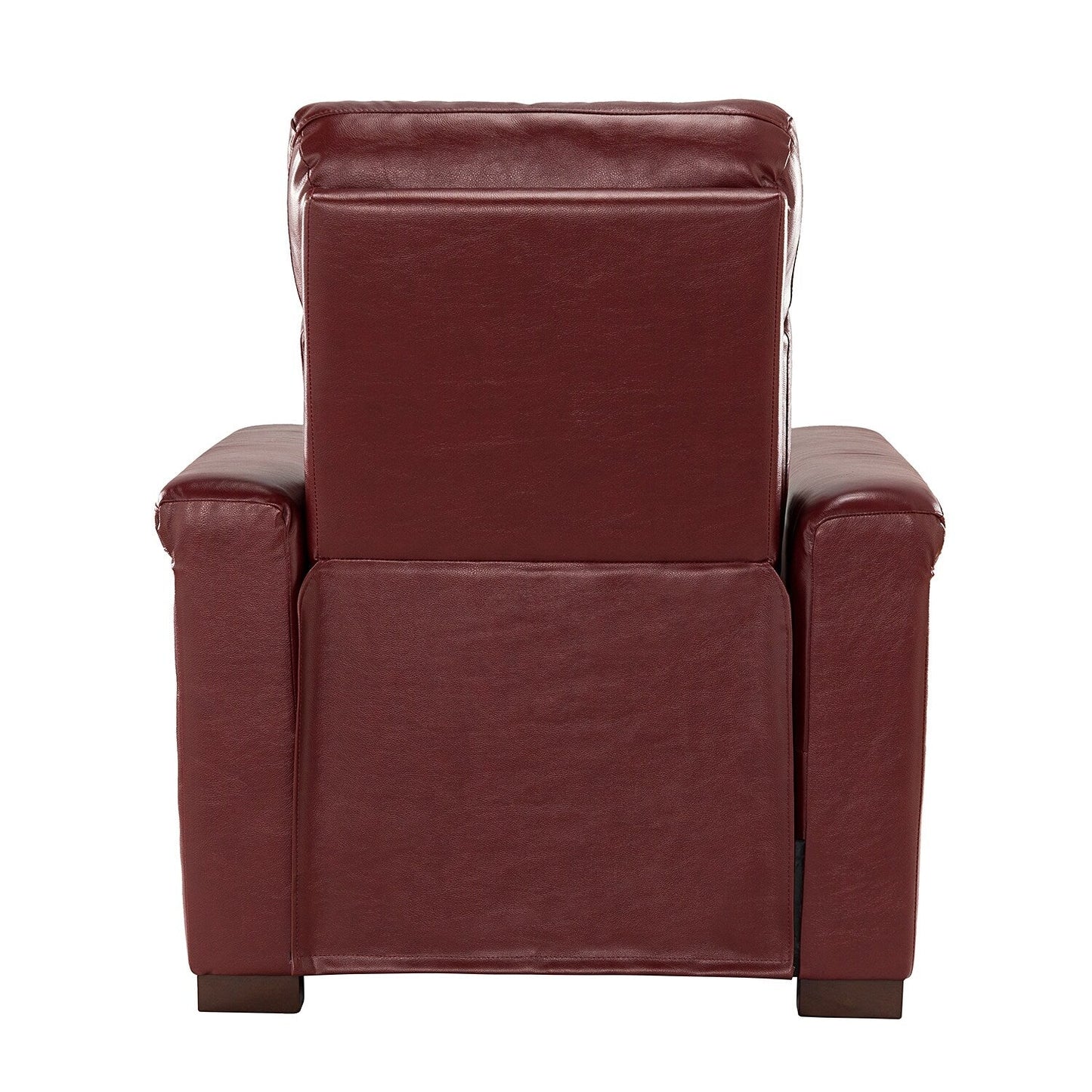 Alicia 34.65 Wide Contemporary Classic Genuine Leather Power Recliner With USB Port