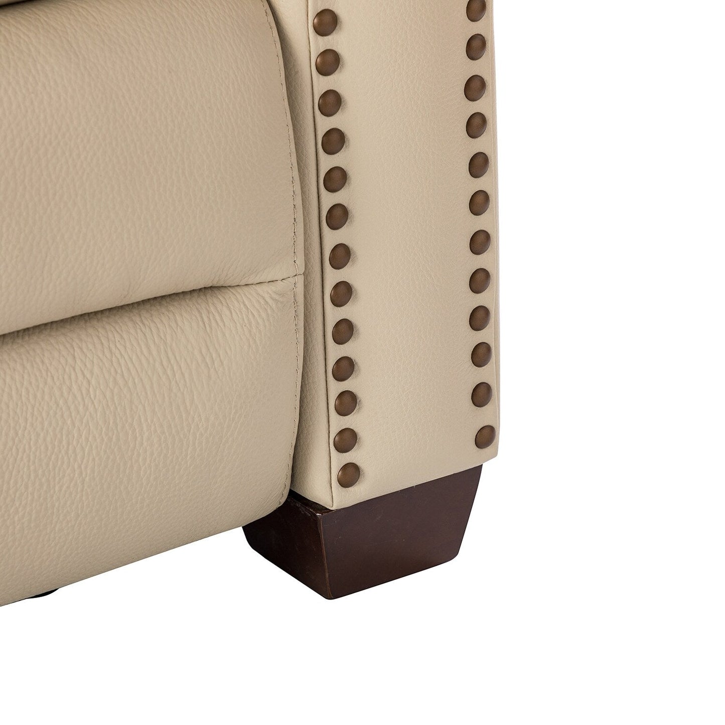 Alina 31.50 Wide Genuine Leather Power Recliner with USB Port