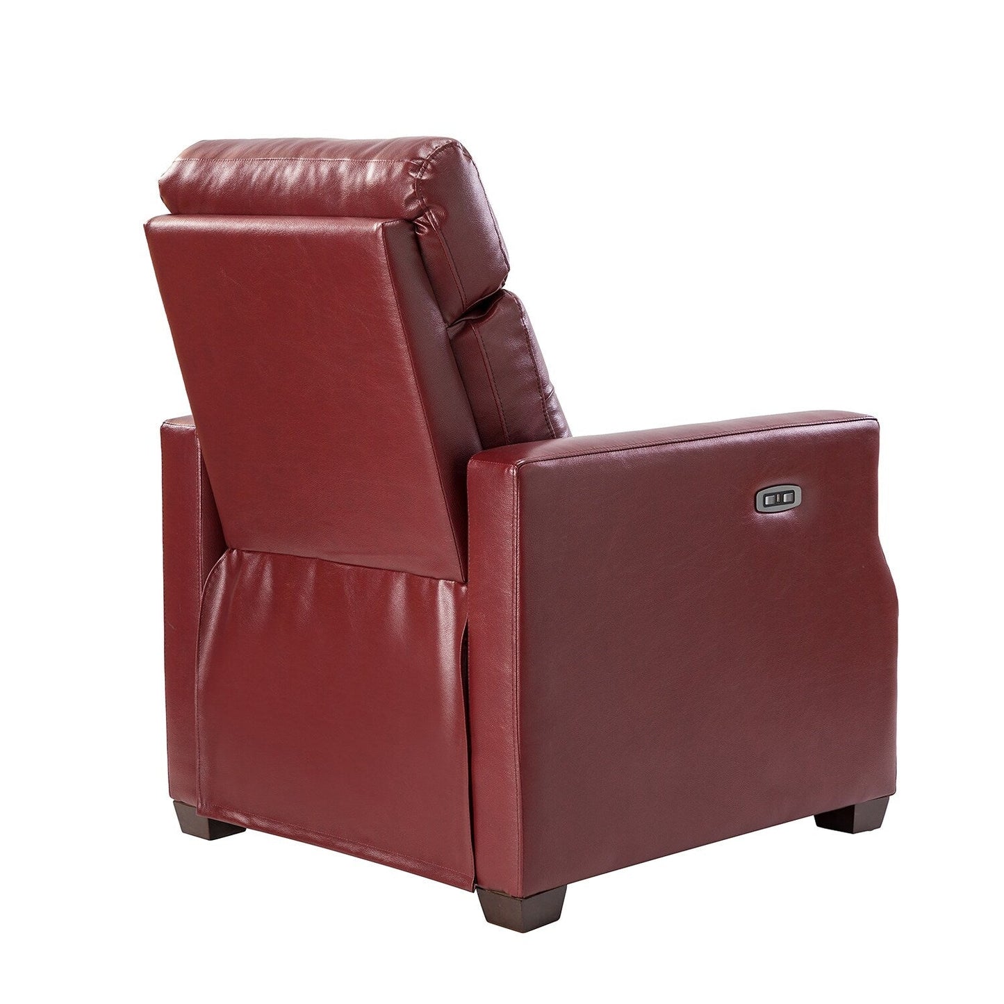 Alina 31.50 Wide Genuine Leather Power Recliner with USB Port