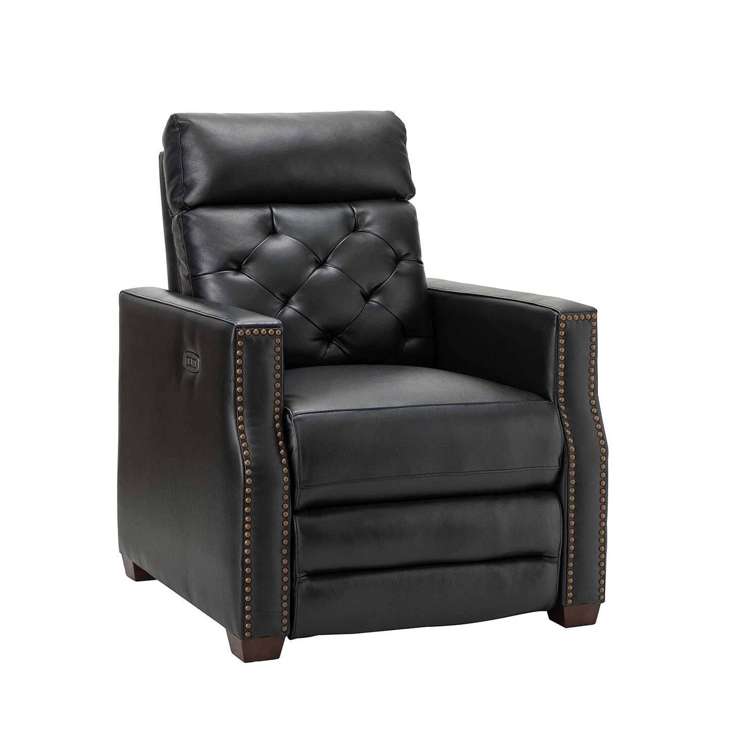 Alina 31.50 Wide Genuine Leather Power Recliner with USB Port