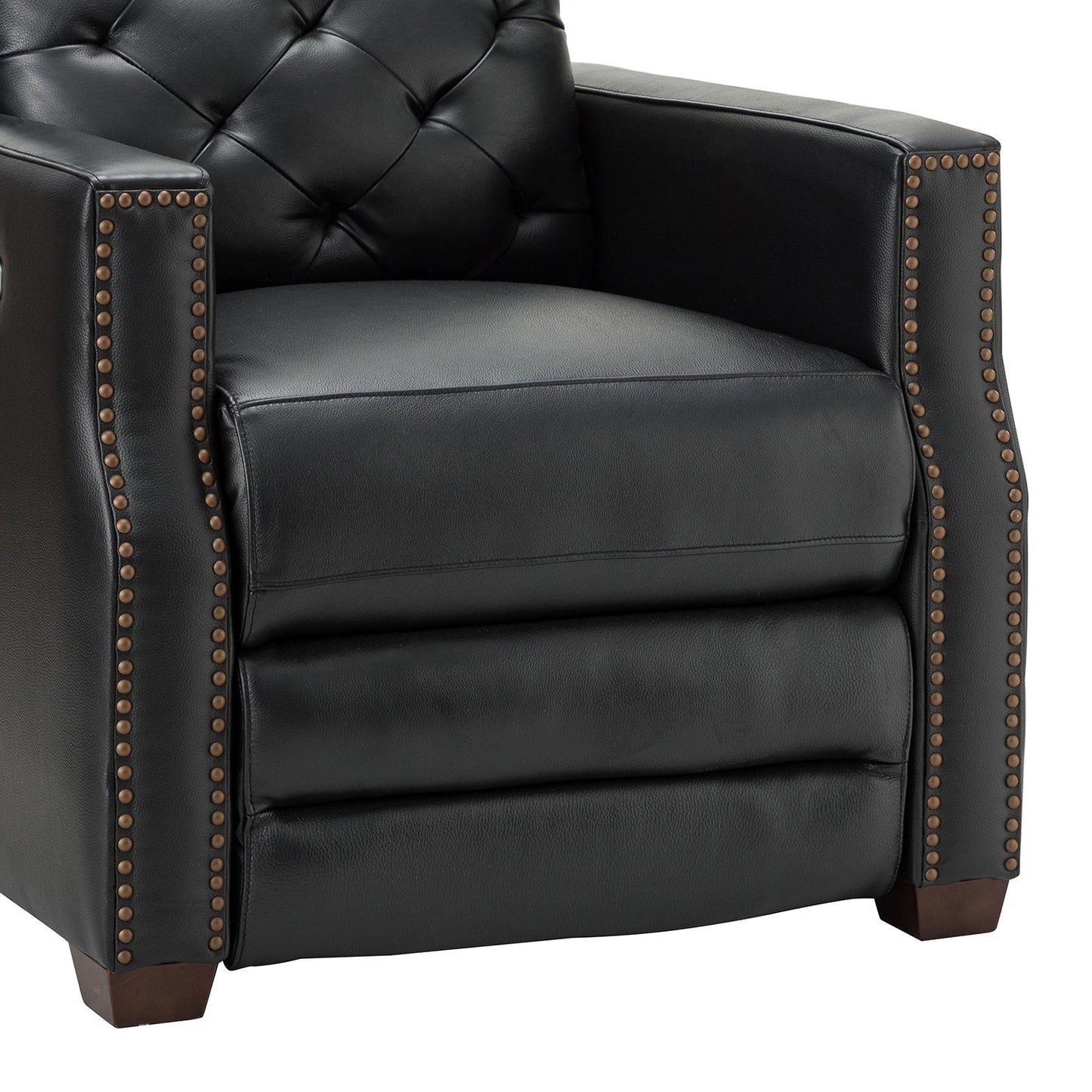Alina 31.50 Wide Genuine Leather Power Recliner with USB Port