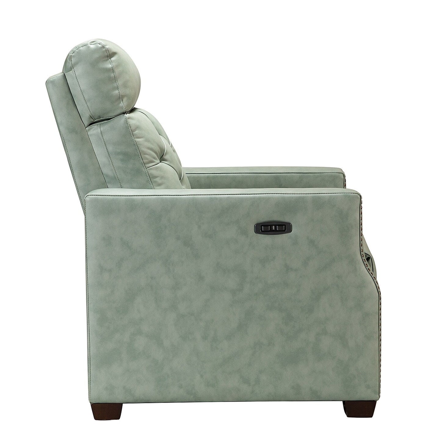Alina 31.50 Wide Genuine Leather Power Recliner with USB Port