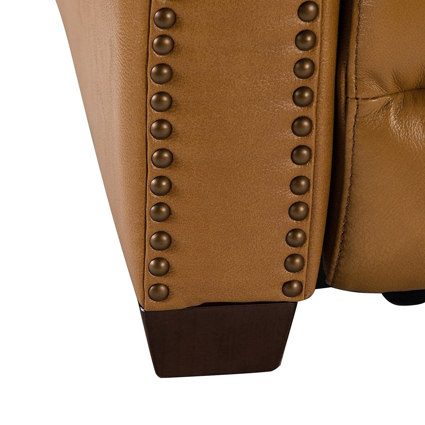 Alina 31.50 Wide Genuine Leather Power Recliner with USB Port