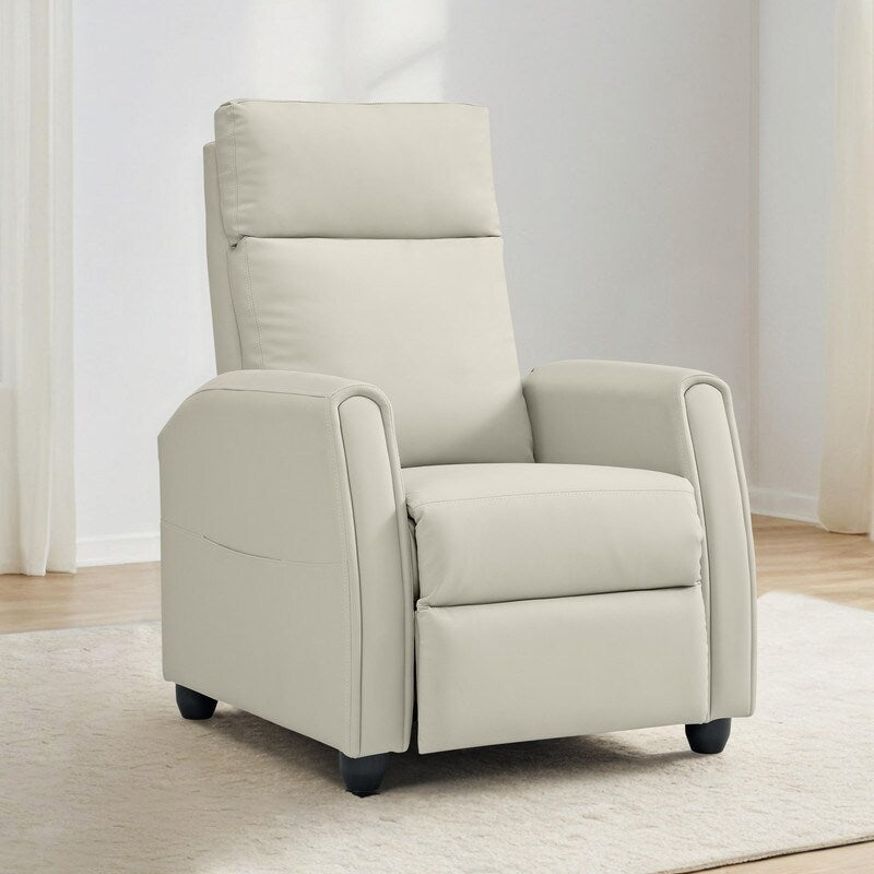Andrea Recliner Chair with LED Lights, Heating Massage