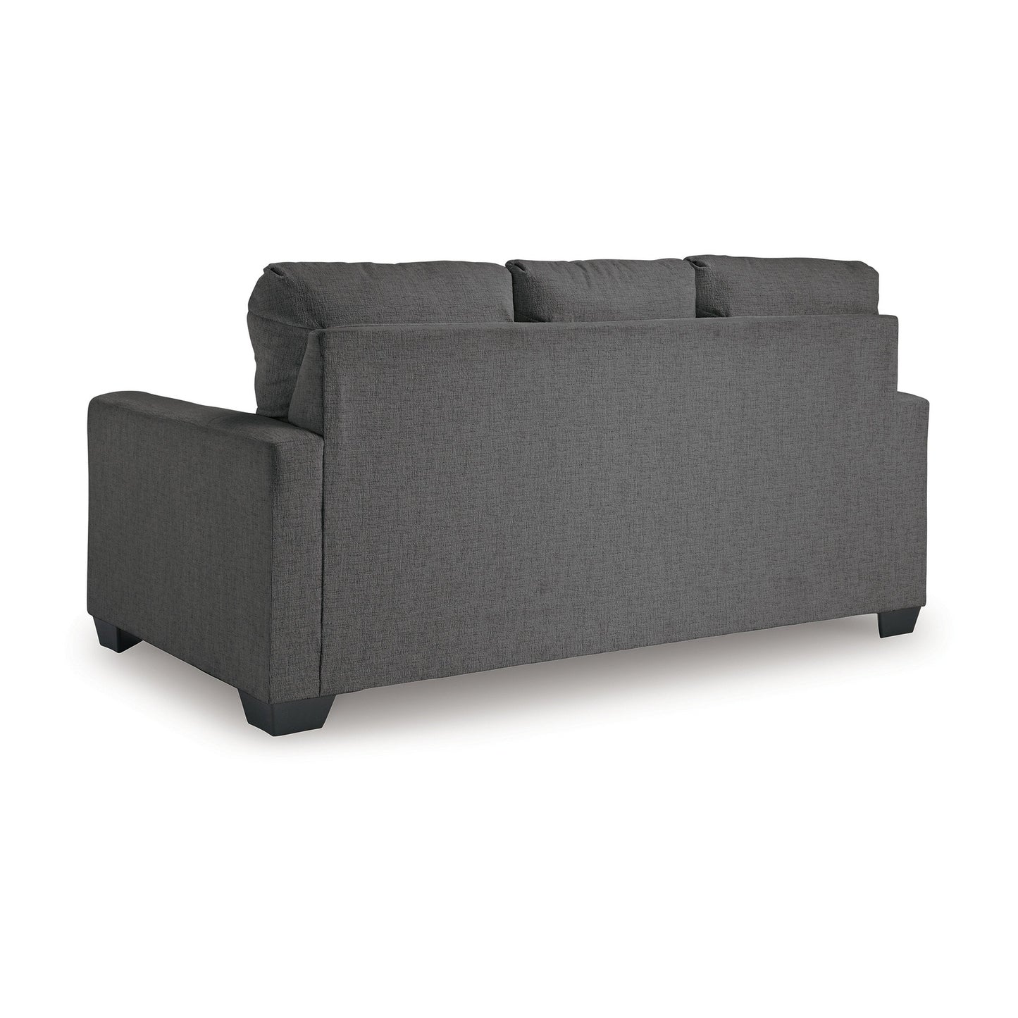Anise Sofa Sleeper with Full Size Pull Out Bed, Pewter Gray Polyester