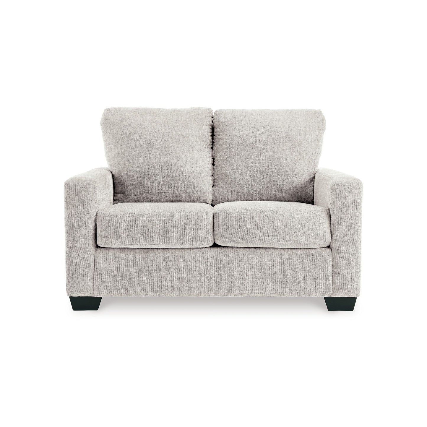Anise Sofa Sleeper with Twin Size Pull Out Bed, Snow White Polyester