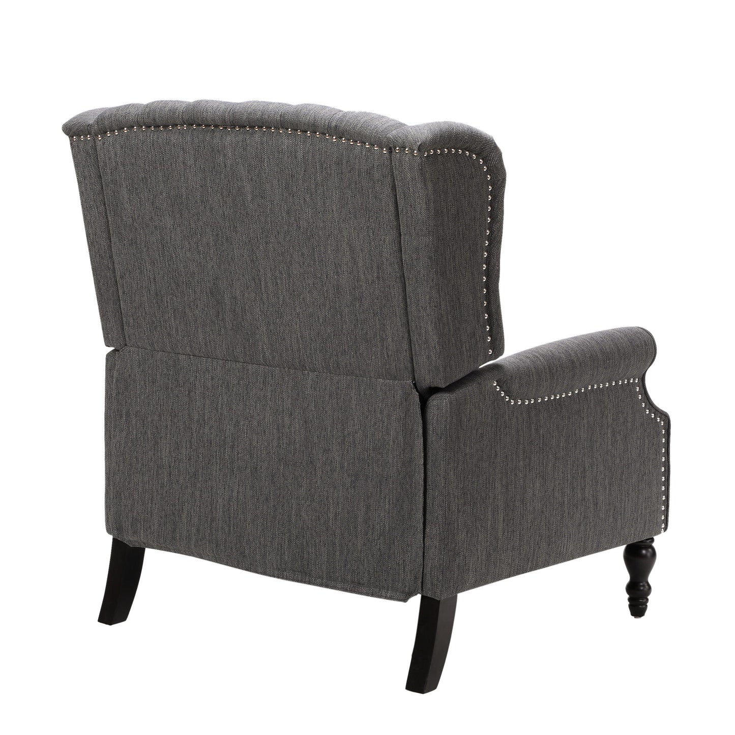 Apaloosa Oversized Tufted Wingback Fabric Push Back Recliner by Christopher Knight Home