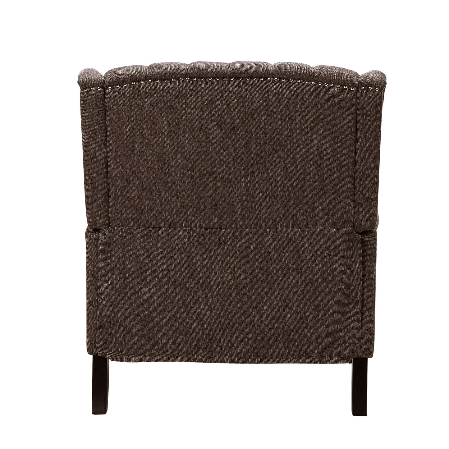Apaloosa Oversized Tufted Wingback Fabric Push Back Recliner by Christopher Knight Home
