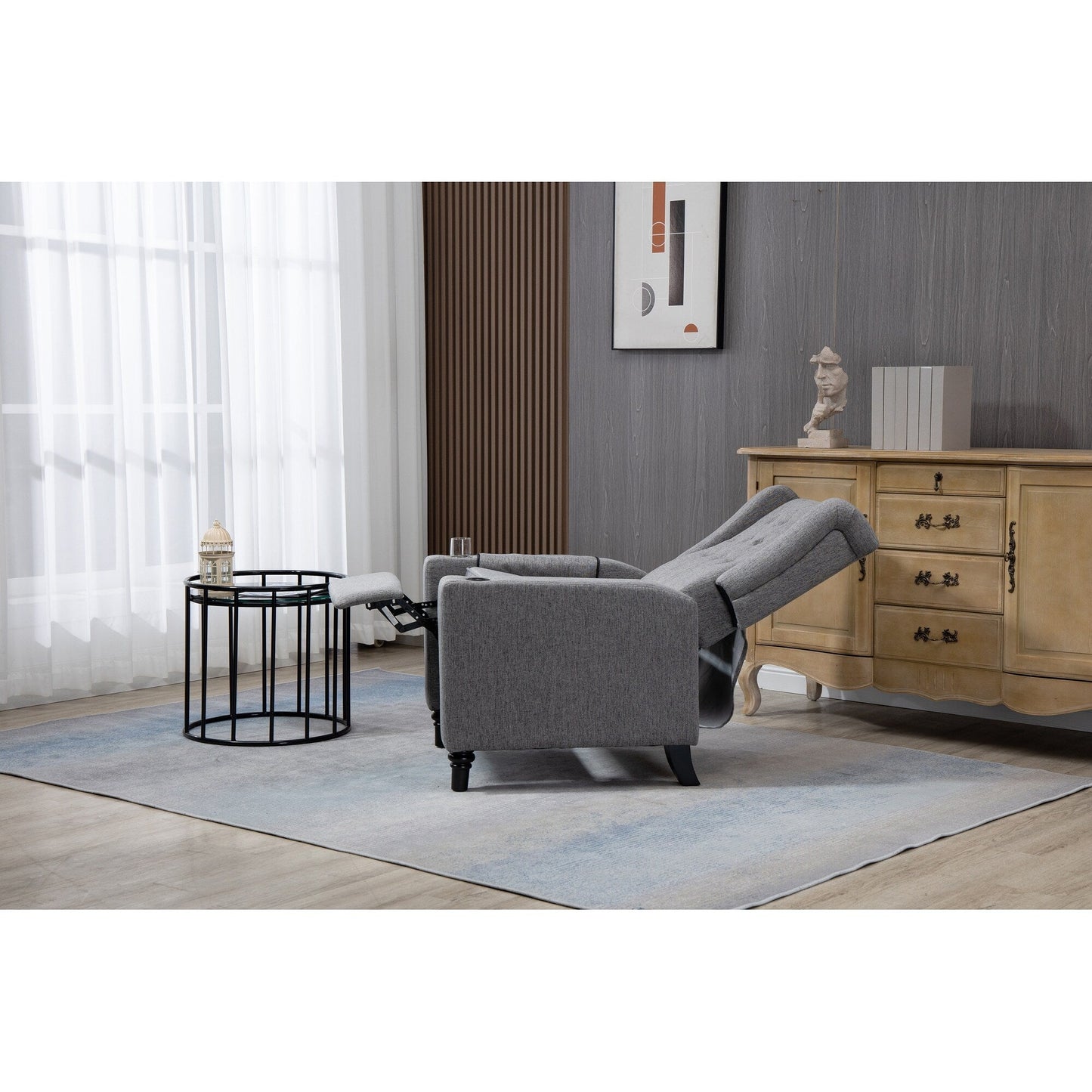 Arm Pushing Recliner Chair