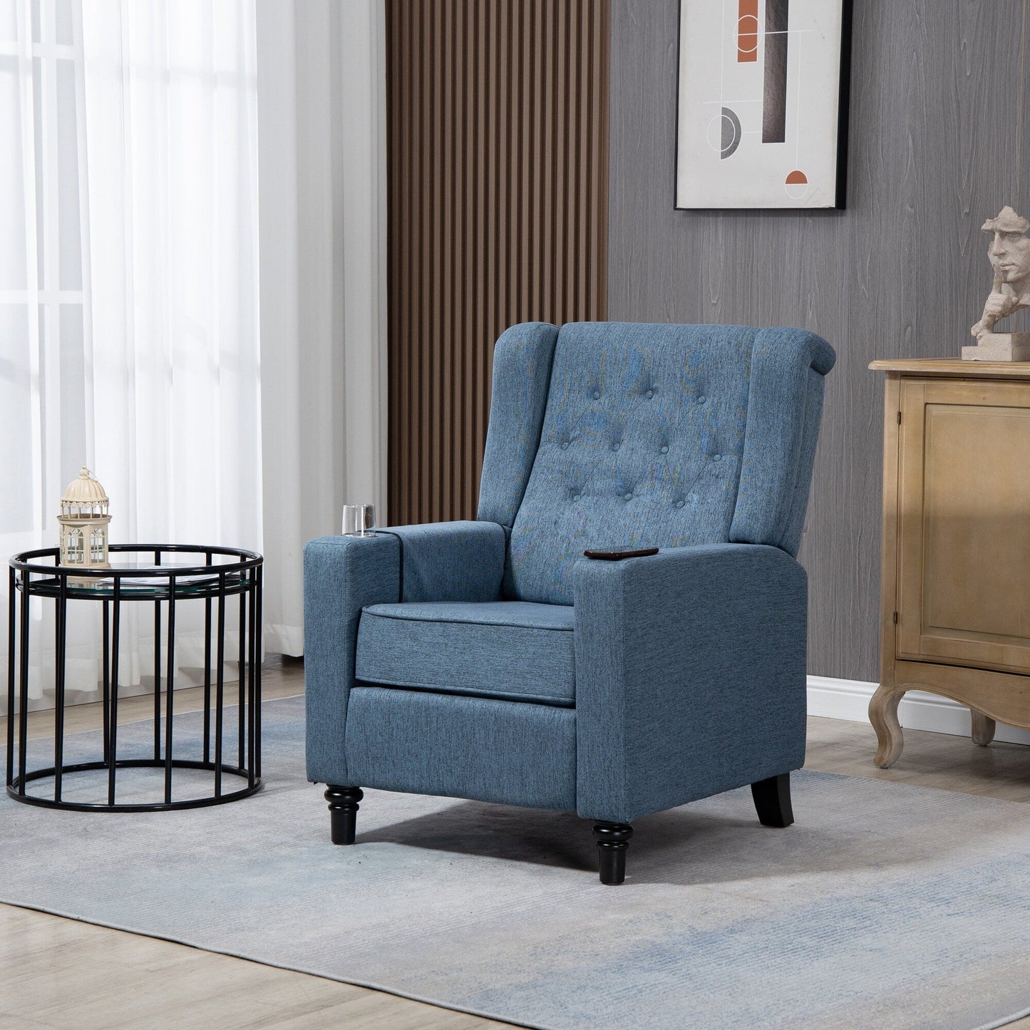 Arm Pushing Recliner Chair