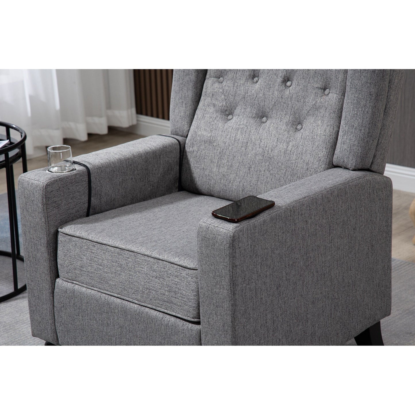 Arm Pushing Recliner Chair