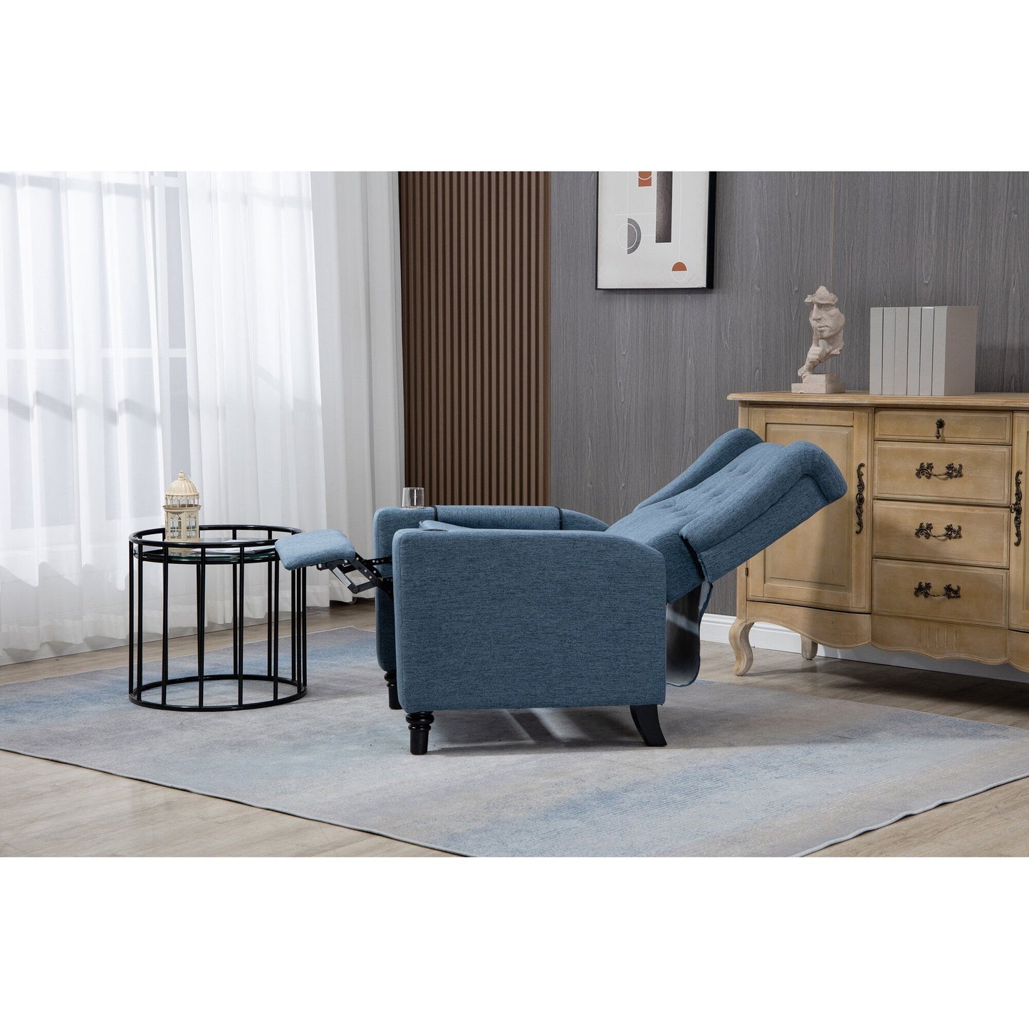 Arm Pushing Recliner Chair