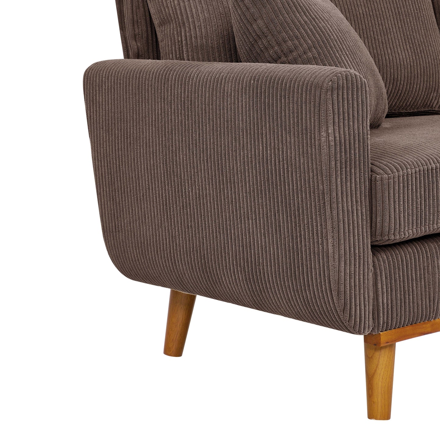 Asher Mid-Century Corduroy Sofa