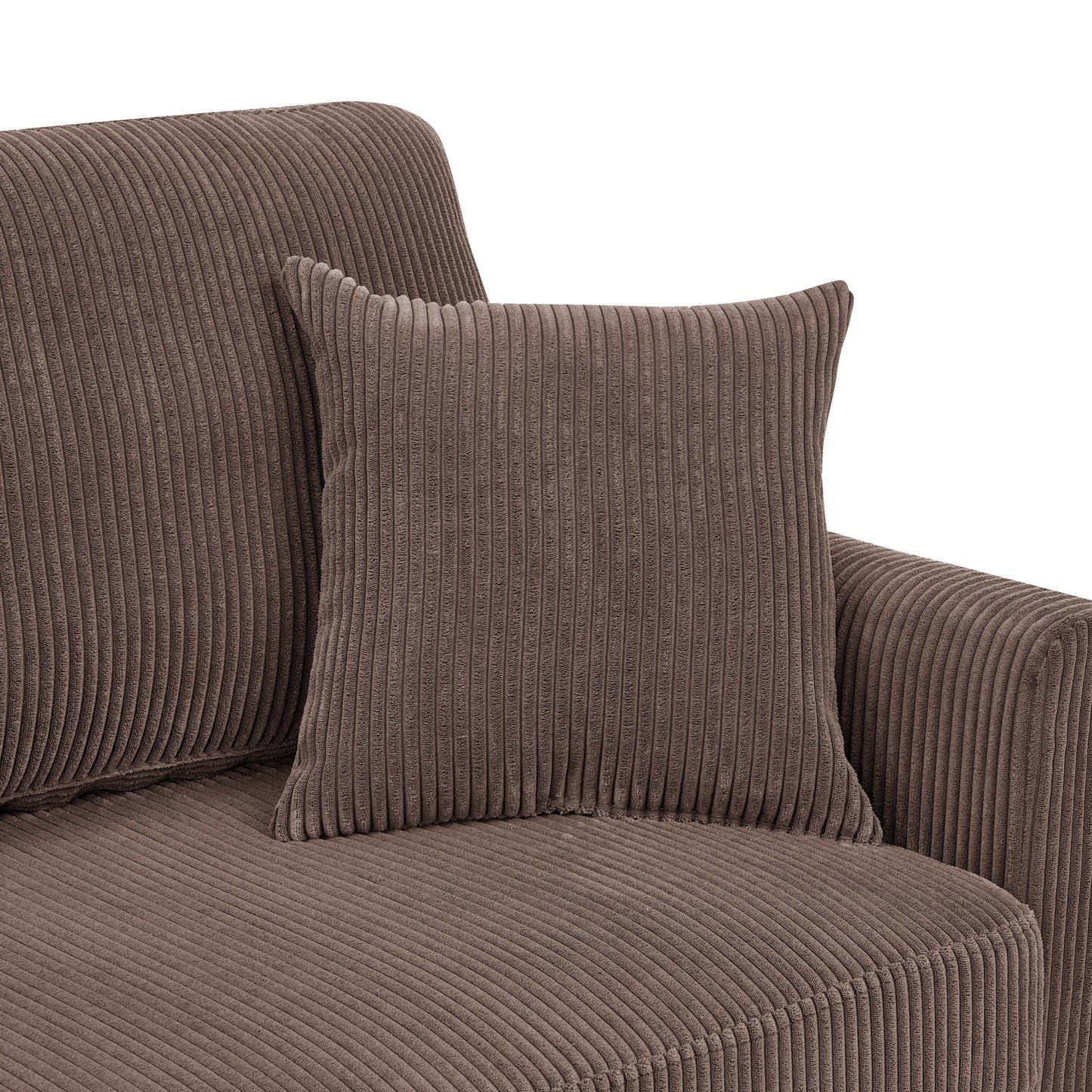Asher Mid-Century Corduroy Sofa