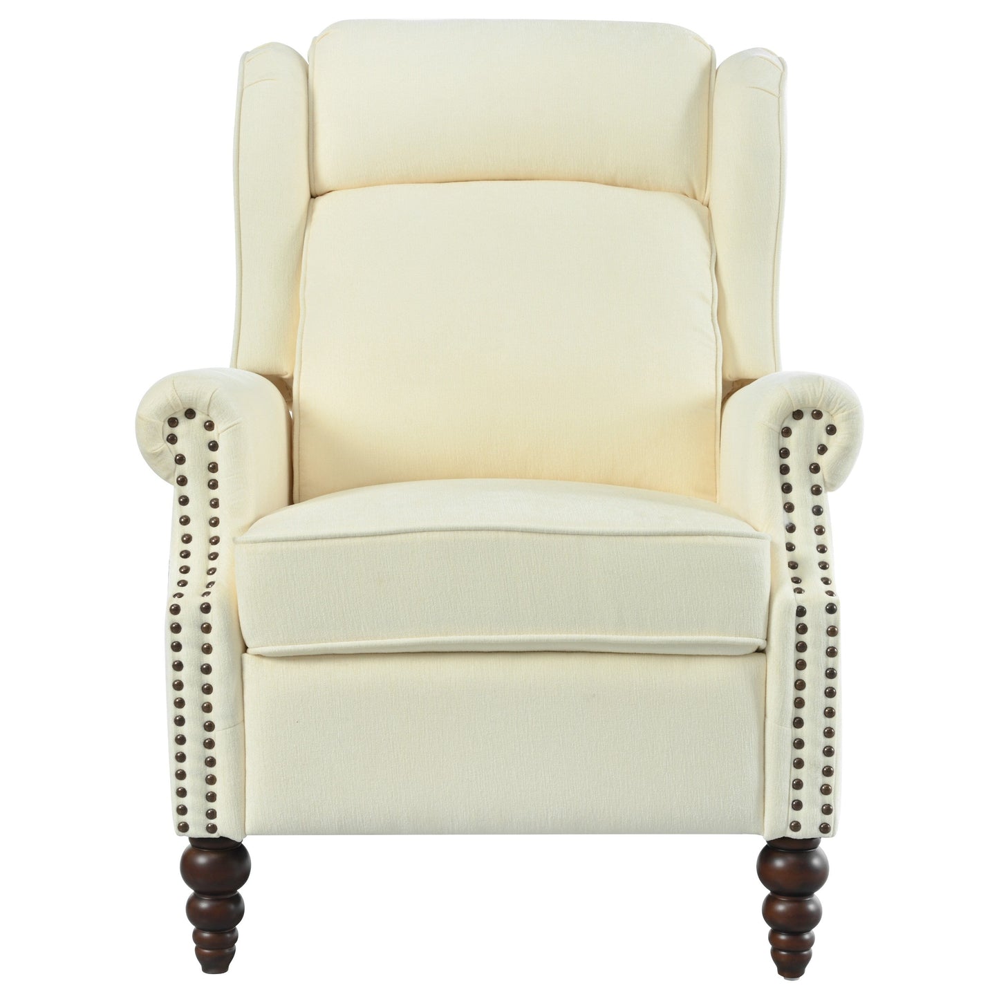 Barnn Upholstered Recliner with Wing Back by Christopher Knight Home