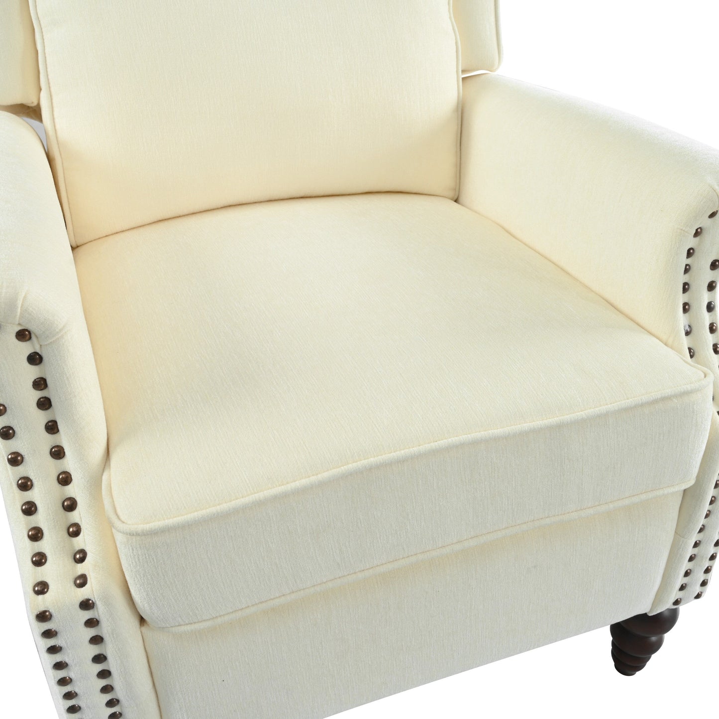 Barnn Upholstered Recliner with Wing Back by Christopher Knight Home