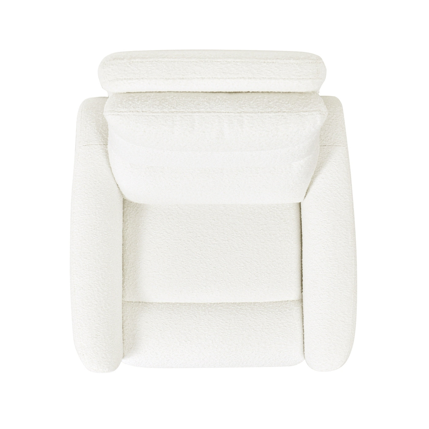 Bloomy 35.5 Boucle Upholstered High-Back Power Recliner Motion Chair