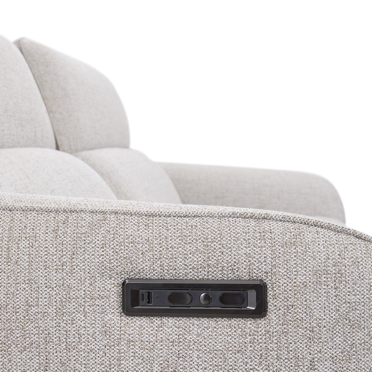 Classic Home Ostend Zero Gravity Power Recliner Upholstered Fabric Sofa