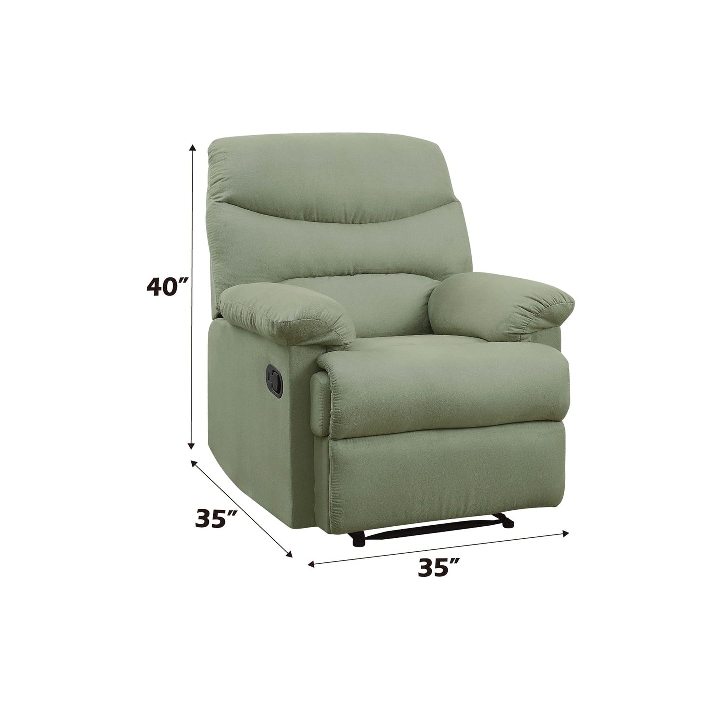 Comfortable Microfiber Motion Recliner for Relaxing Moments