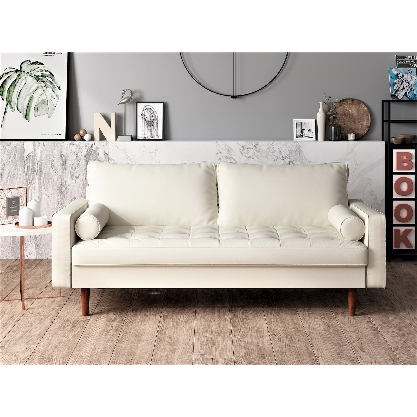 US Pride Lopez Mid-century Sofa