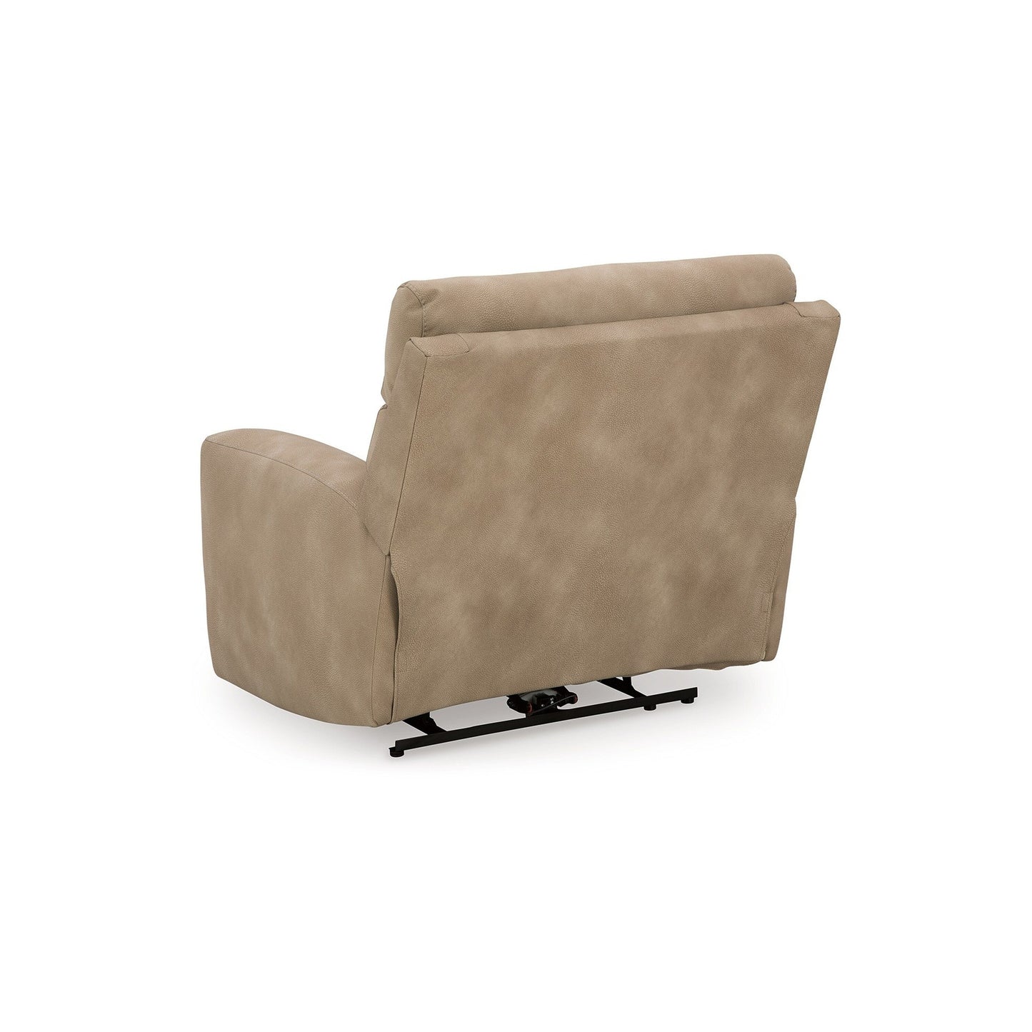 Corbin Power Recliner Chair, Adjustable, USB Port, Brown Faux Leather