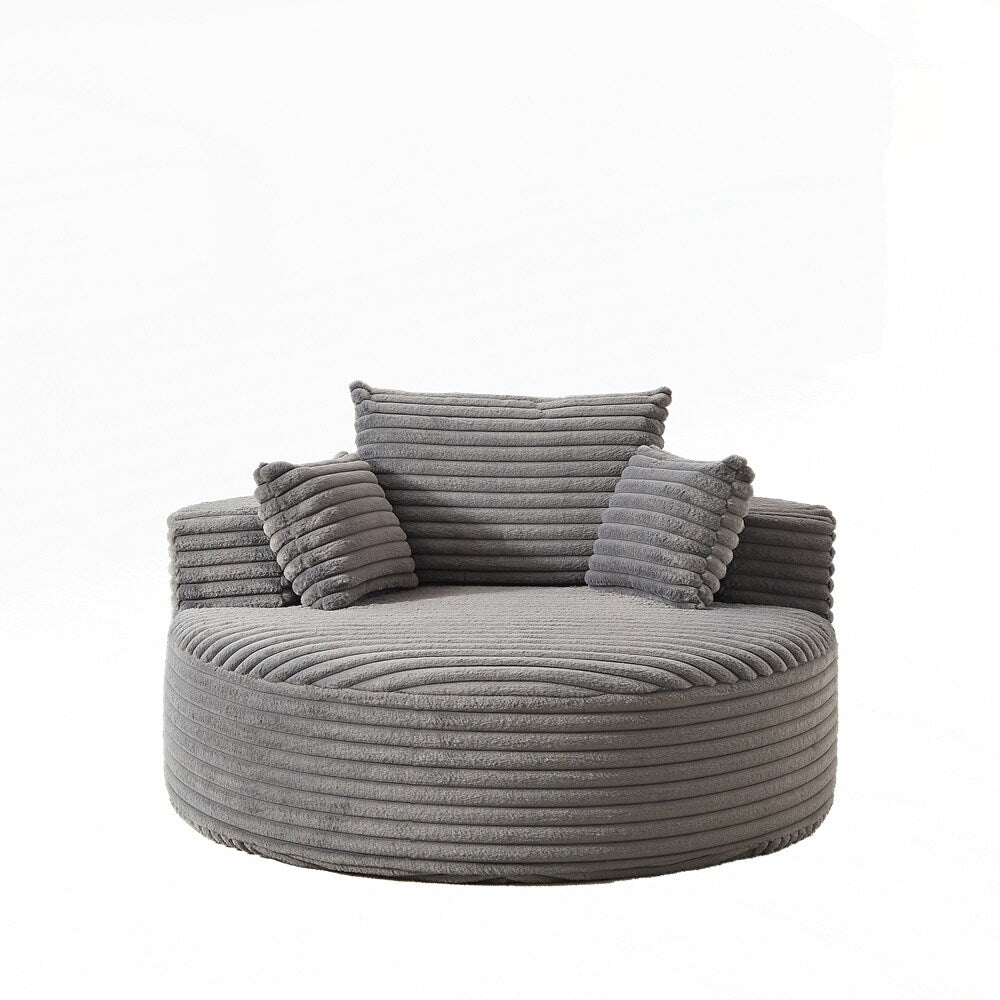 Corduroy Sponge single sofa,No Assembly Required