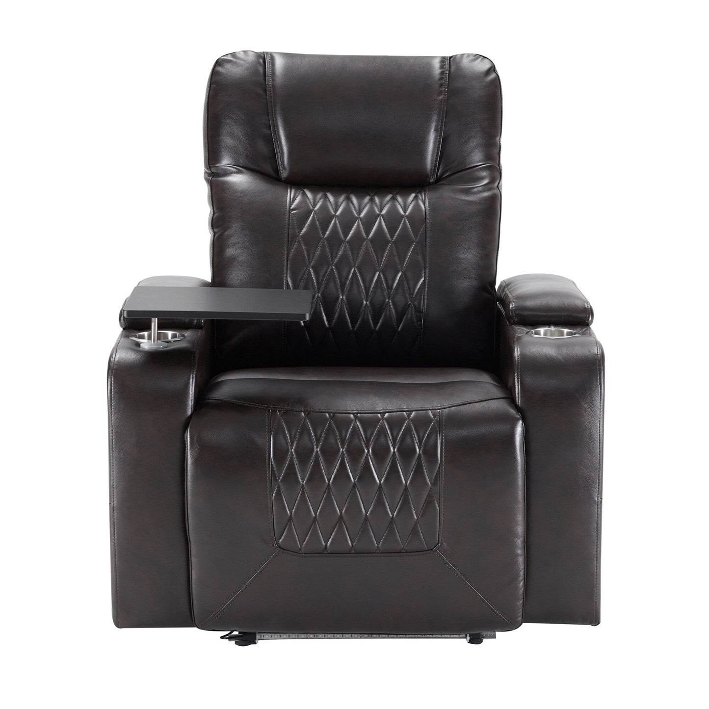 Electric Power Recliner with USB, Swivel Tray & Arm Storage