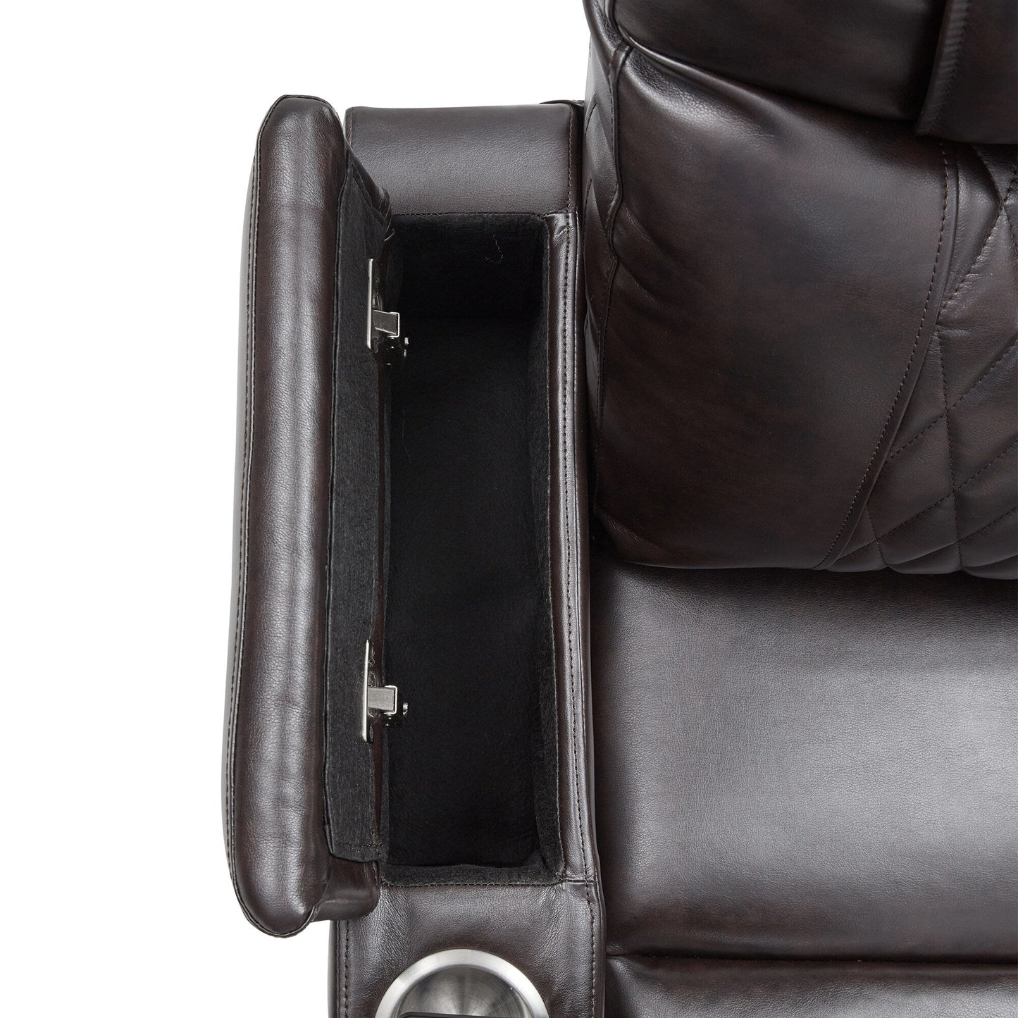 Electric Power Recliner with USB, Swivel Tray & Arm Storage