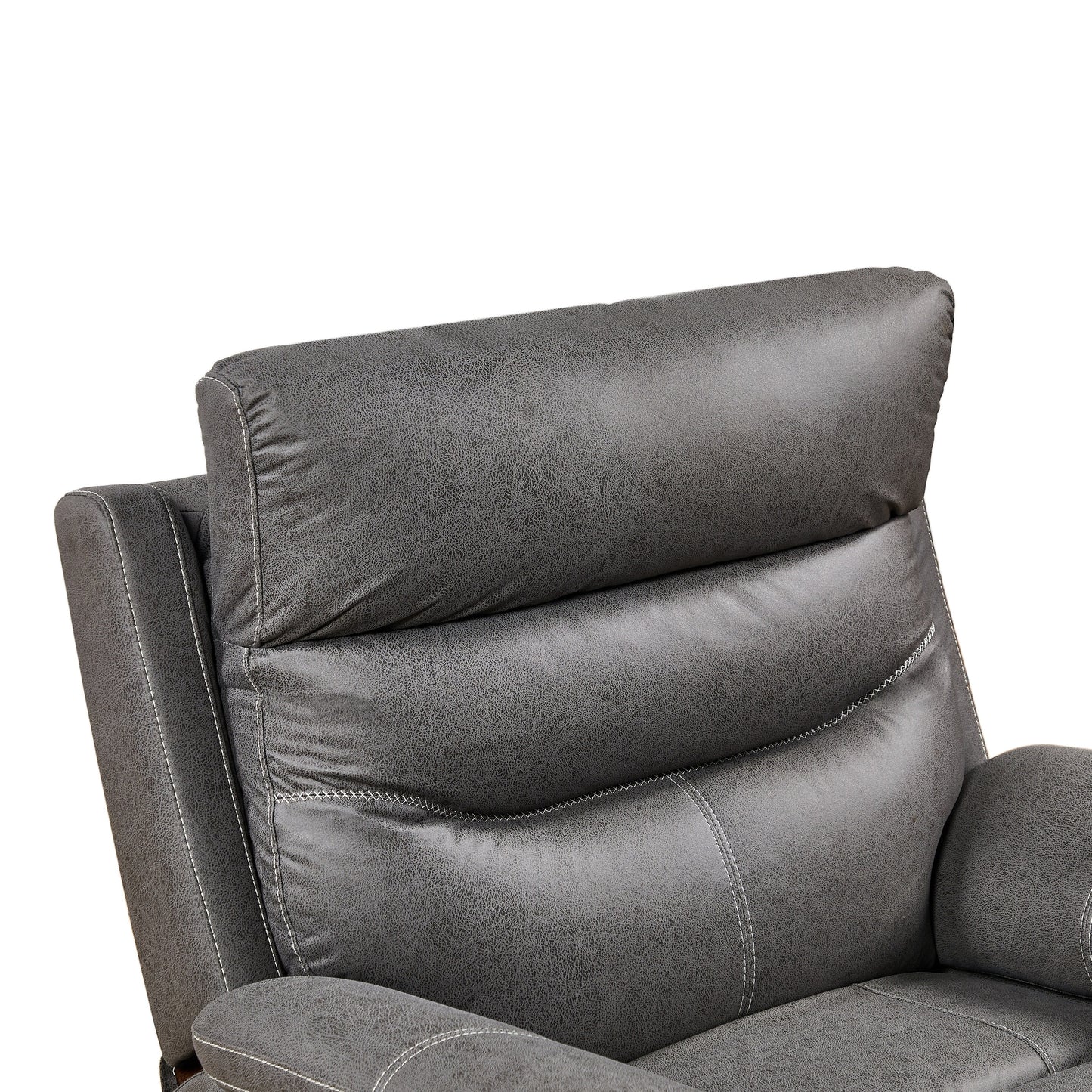 Electric Swivel Rocker Recliner with Dual Motors, USB & One?Touch Reset