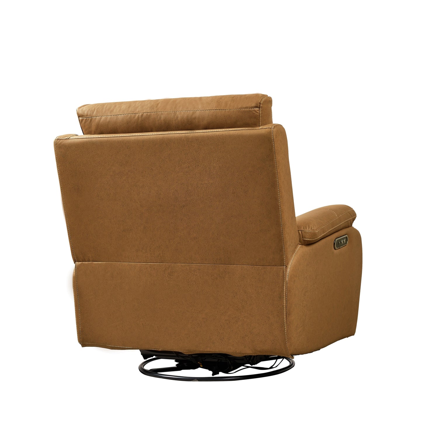 Electric Swivel Rocker Recliner with Dual Motors, USB & One?Touch Reset