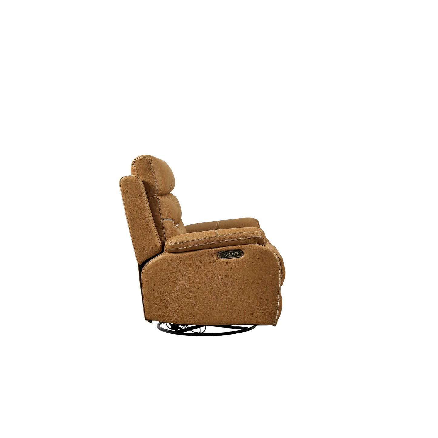 Electric Swivel Rocker Recliner with Dual Motors, USB & One?Touch Reset