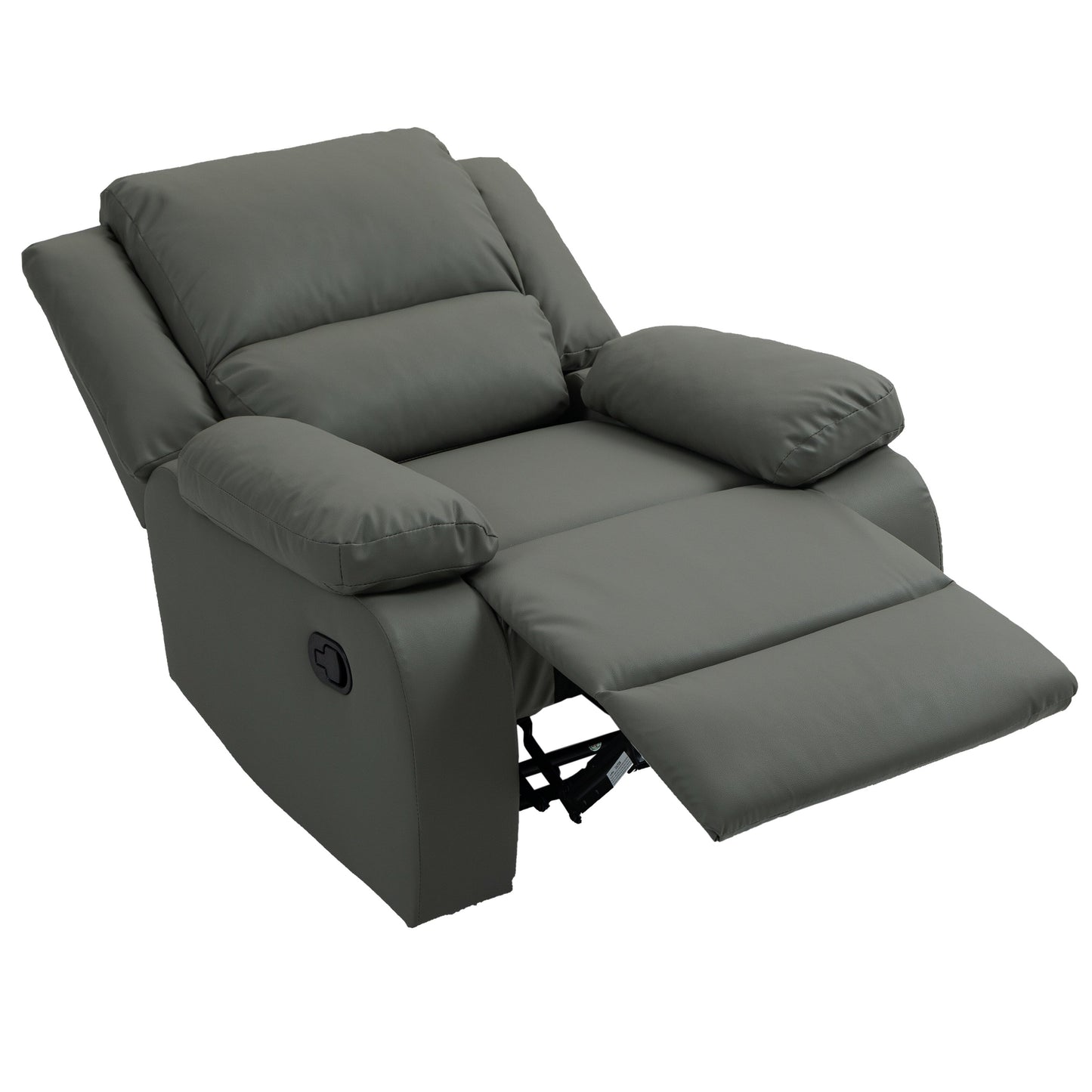 Faux Leather Lounge Chair Single Sofa Adjustable Recliners