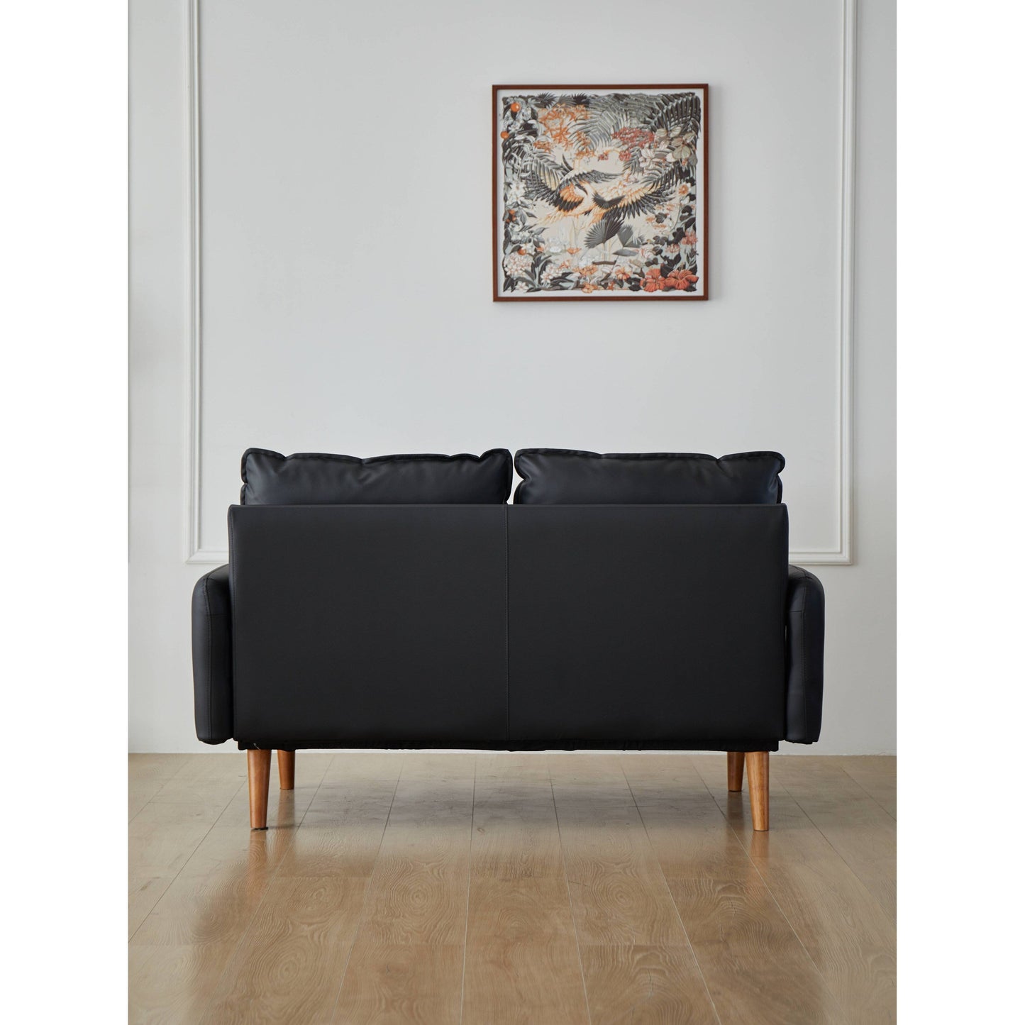 Faux leather 70'' Square Arm Sofa