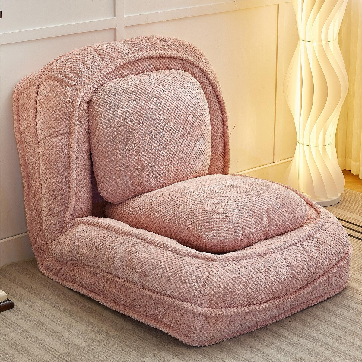 Lazy Sofa Couch,5 Adjustable Position,Sit,Sleep,Fold,Suit to Put in Bedroom, Living Room