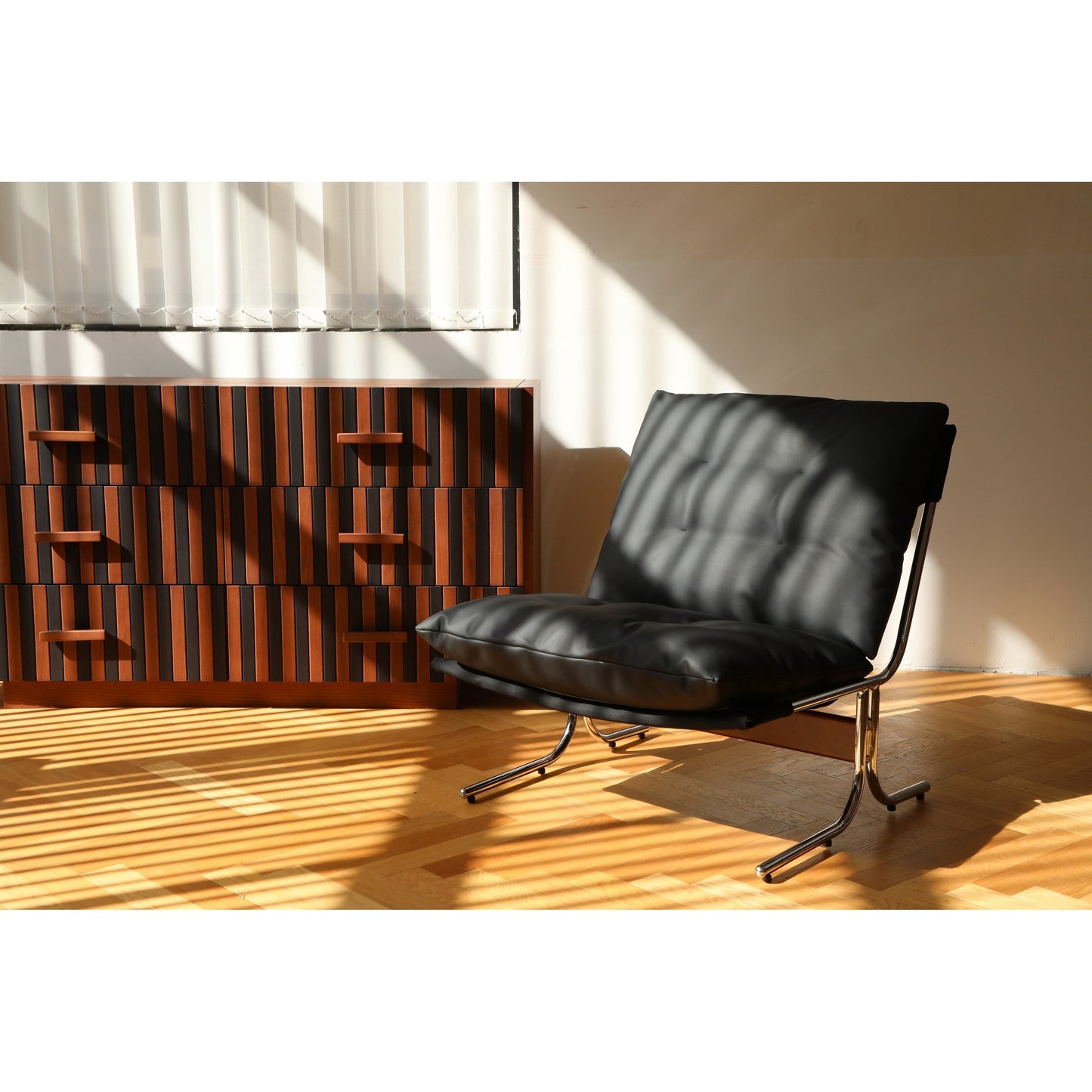Leather Armchair, Modern Accent Chair High Back, Living Room Chairs with Metal Legs and Soft Padded, Sofa Chairs