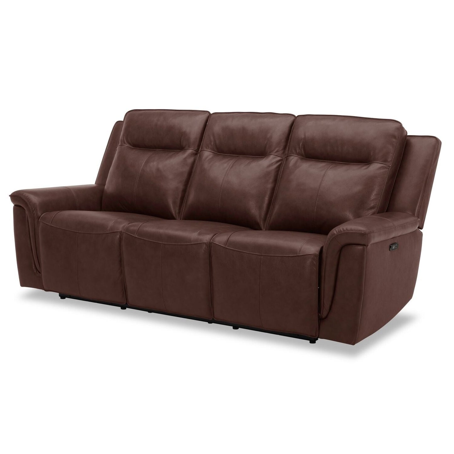Liberty Furniture Avery Power Reclining Sofa Couch Cognac Leather - Width 88'' x Dept 39'' x Height 41''