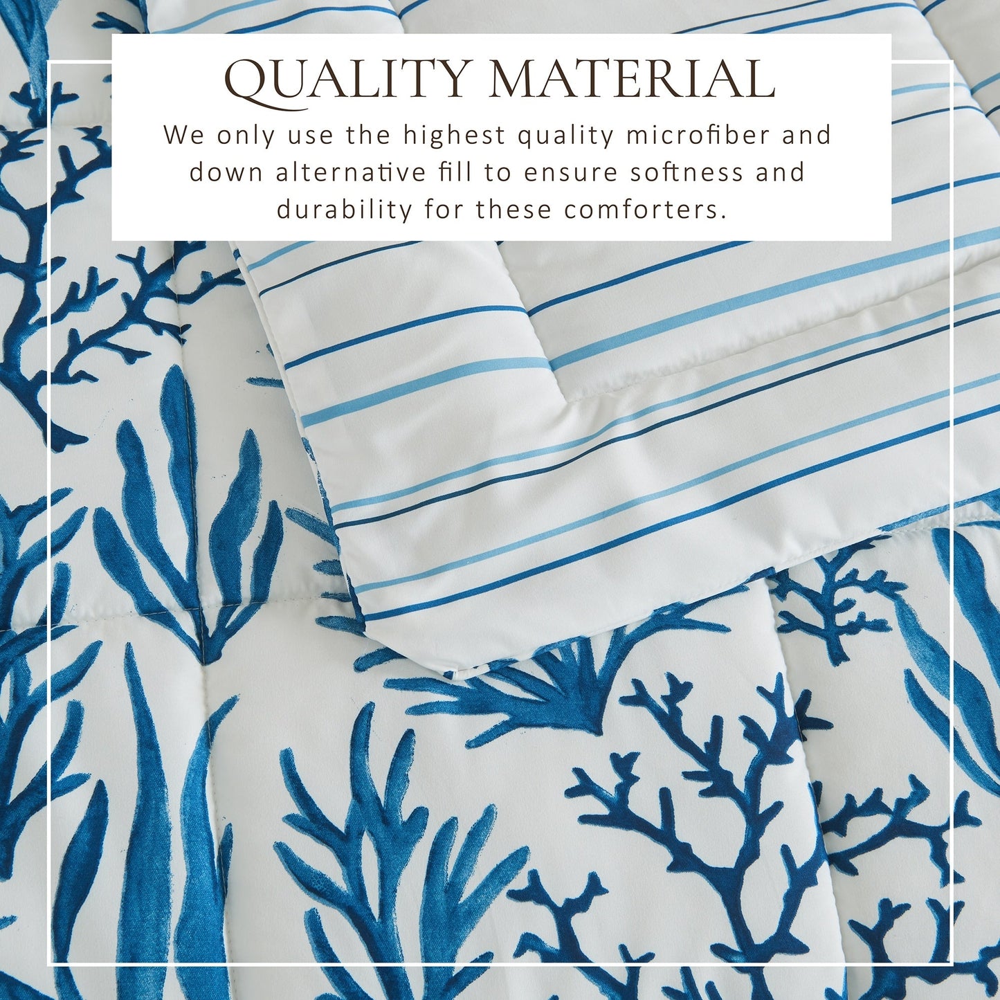 Linery & Co. All Season Down Alternative Reversible Comforter Set