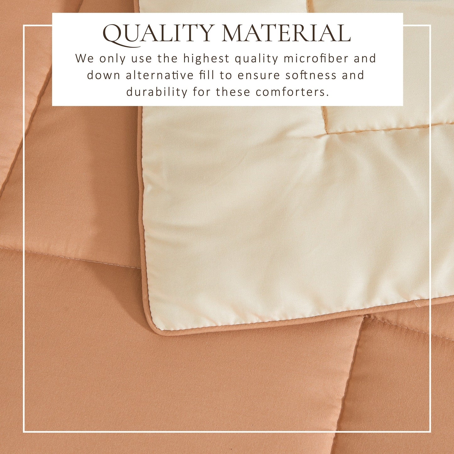 Linery & Co. All Season Down Alternative Reversible Comforter Set