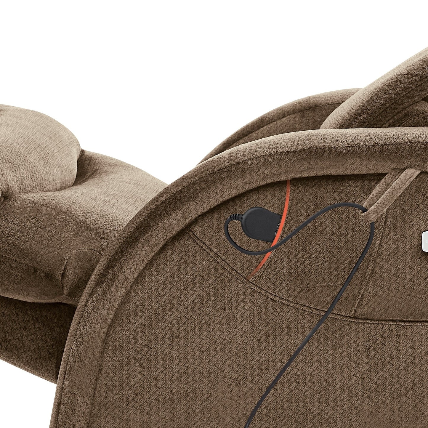 MCombo Power Zero Gravity Recliner Chair with Adjustable Headrest for Living Room, Fabric ZG334
