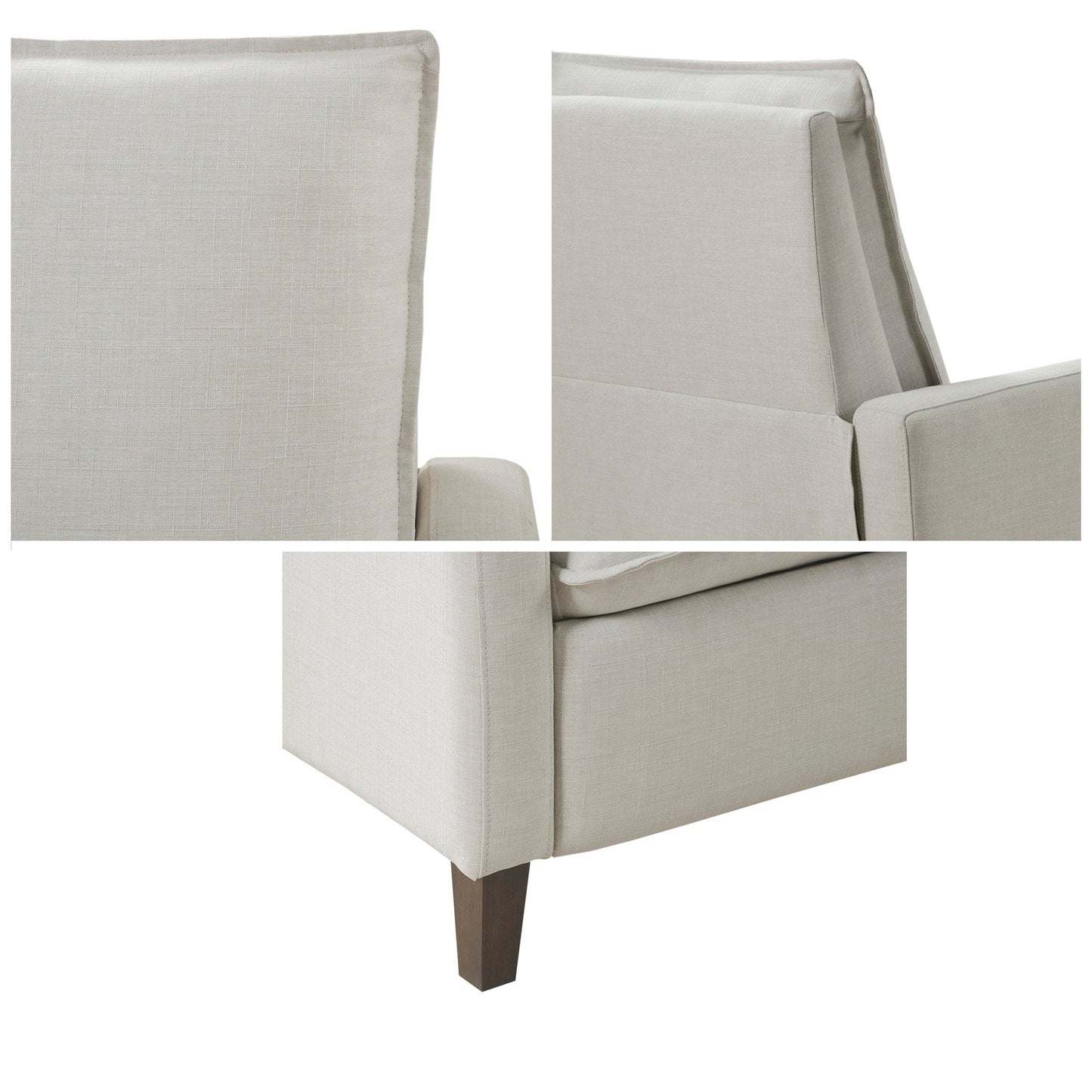 Madison Park Sierra Upholstered Manual Push Back Recliner