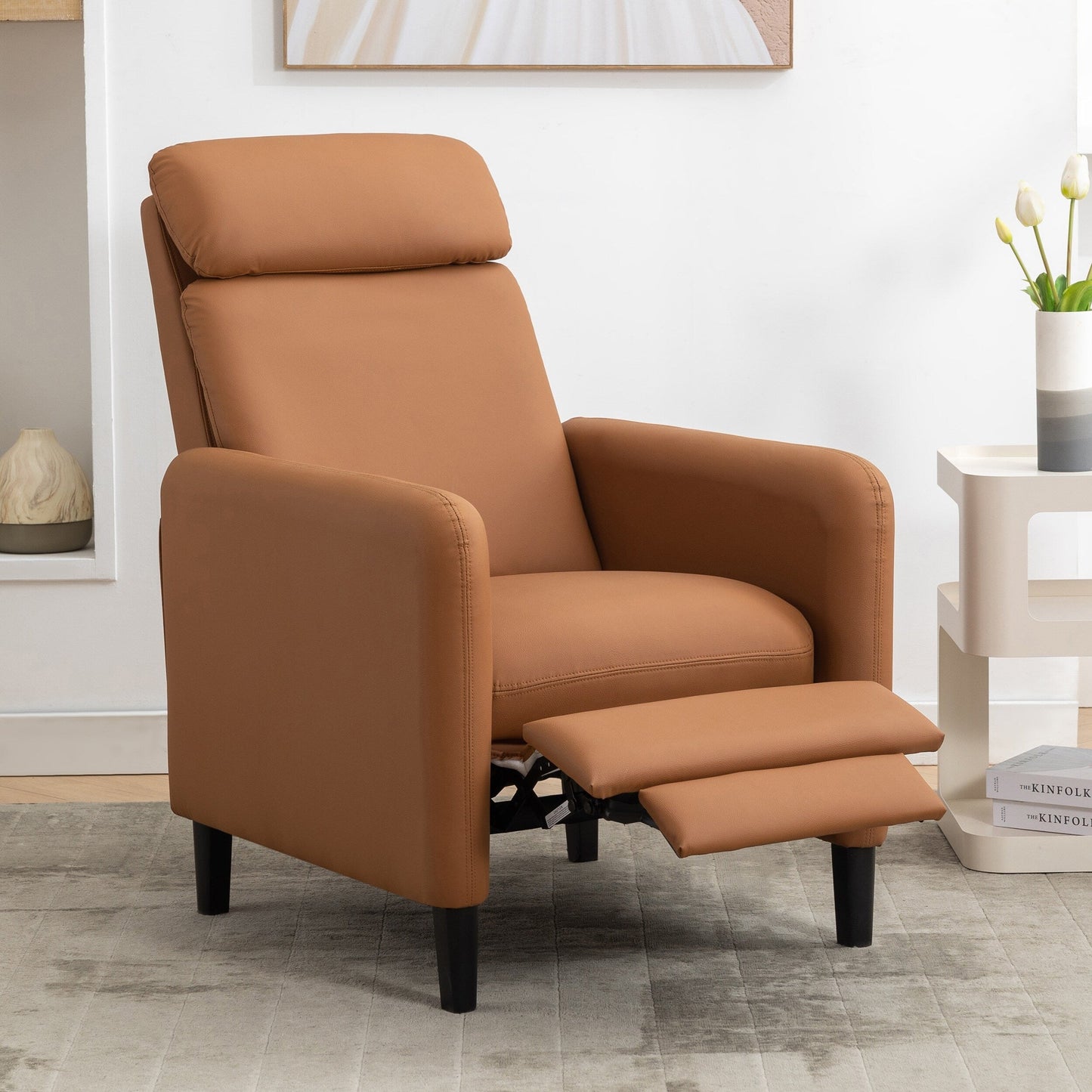 Modern Artistic Color Design Adjustable Recliner Chair - 33.10 x 27.20 x 41.30