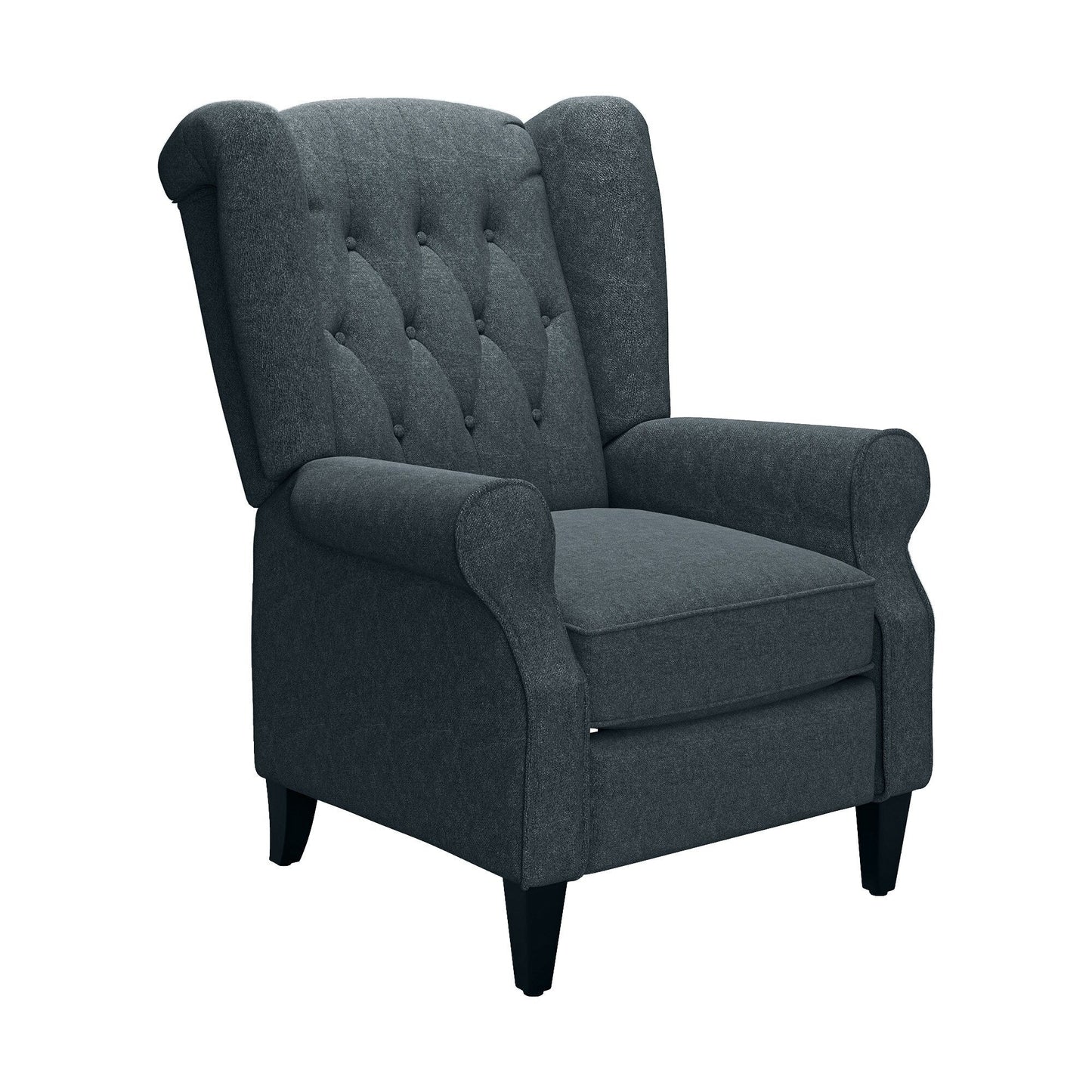 Modern Fabric Recliner Chair Push Back Sofa Chair