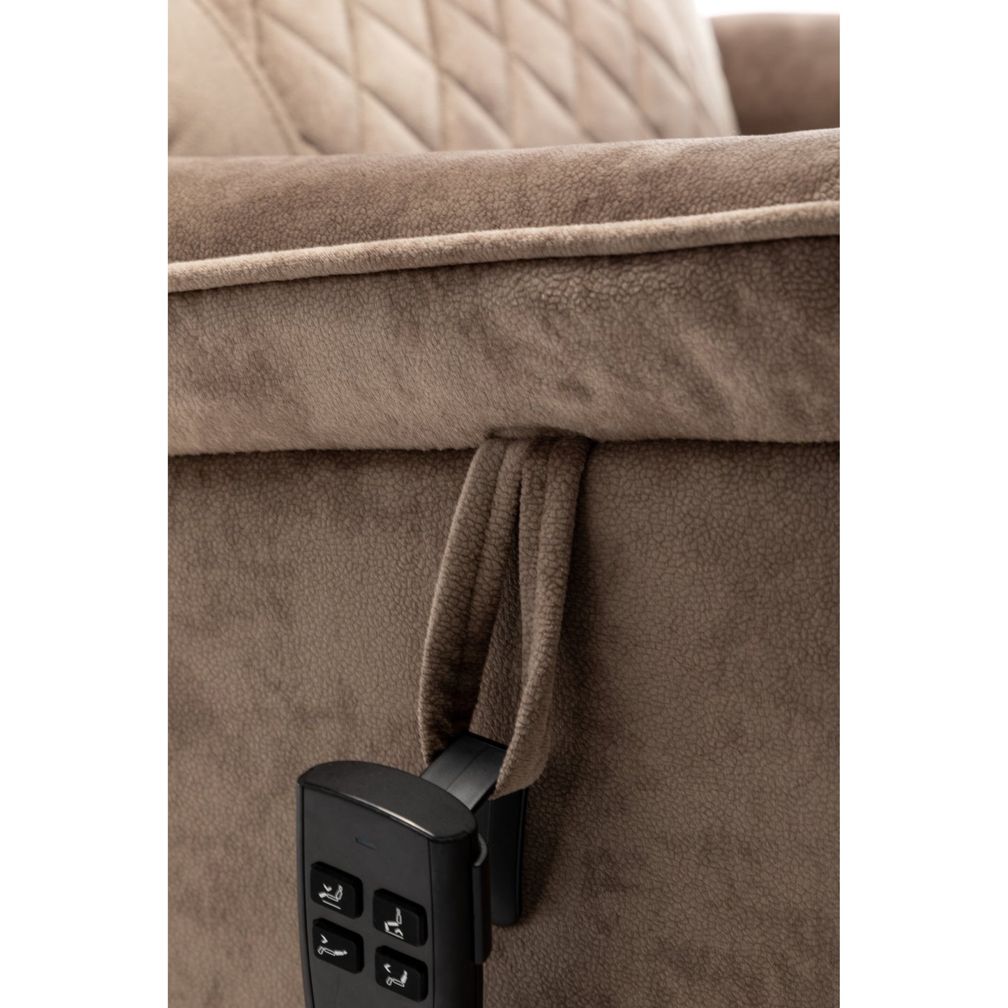 Oversized Electric Lift Recliner with OKIN Motor, Infinite Recline to 180°, Extra-Wide Seat, and Convenient Side Storage