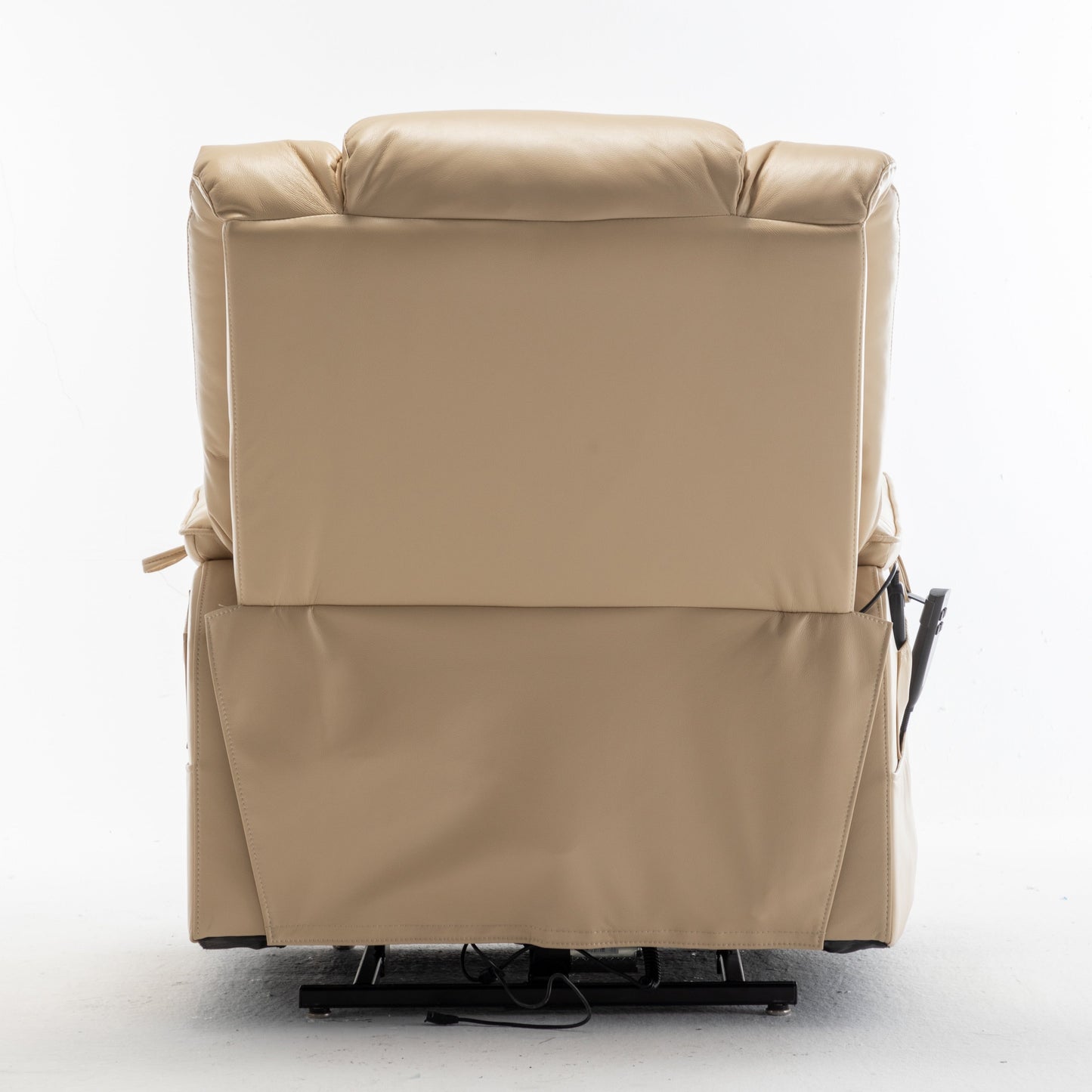 Oversized Electric Lift Recliner with OKIN Motor, Infinite Recline to 180°, Extra-Wide Seat, and Convenient Side Storage