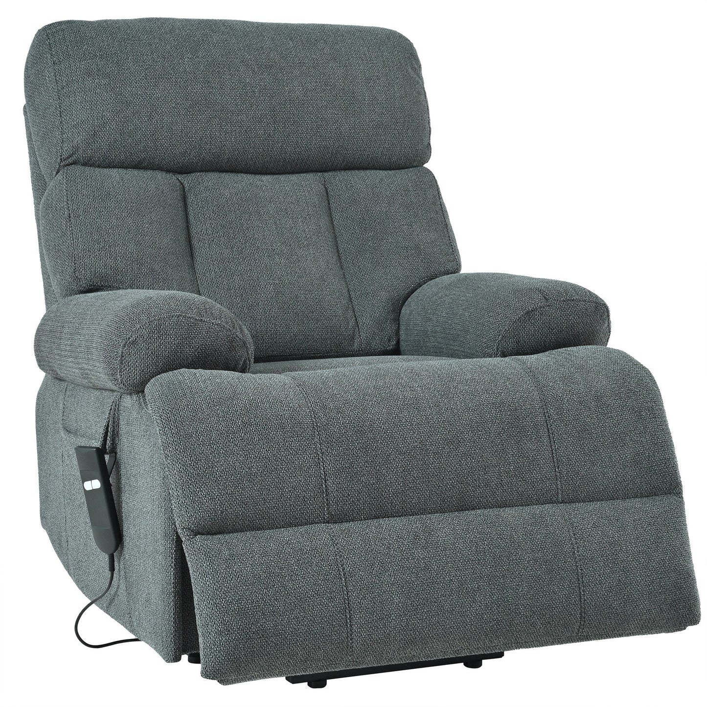 Oversized Power Lift Recliner Chair For Elderly,Reclining Sofa Chair With Remote Control,Side Pocket,Spacious Seat
