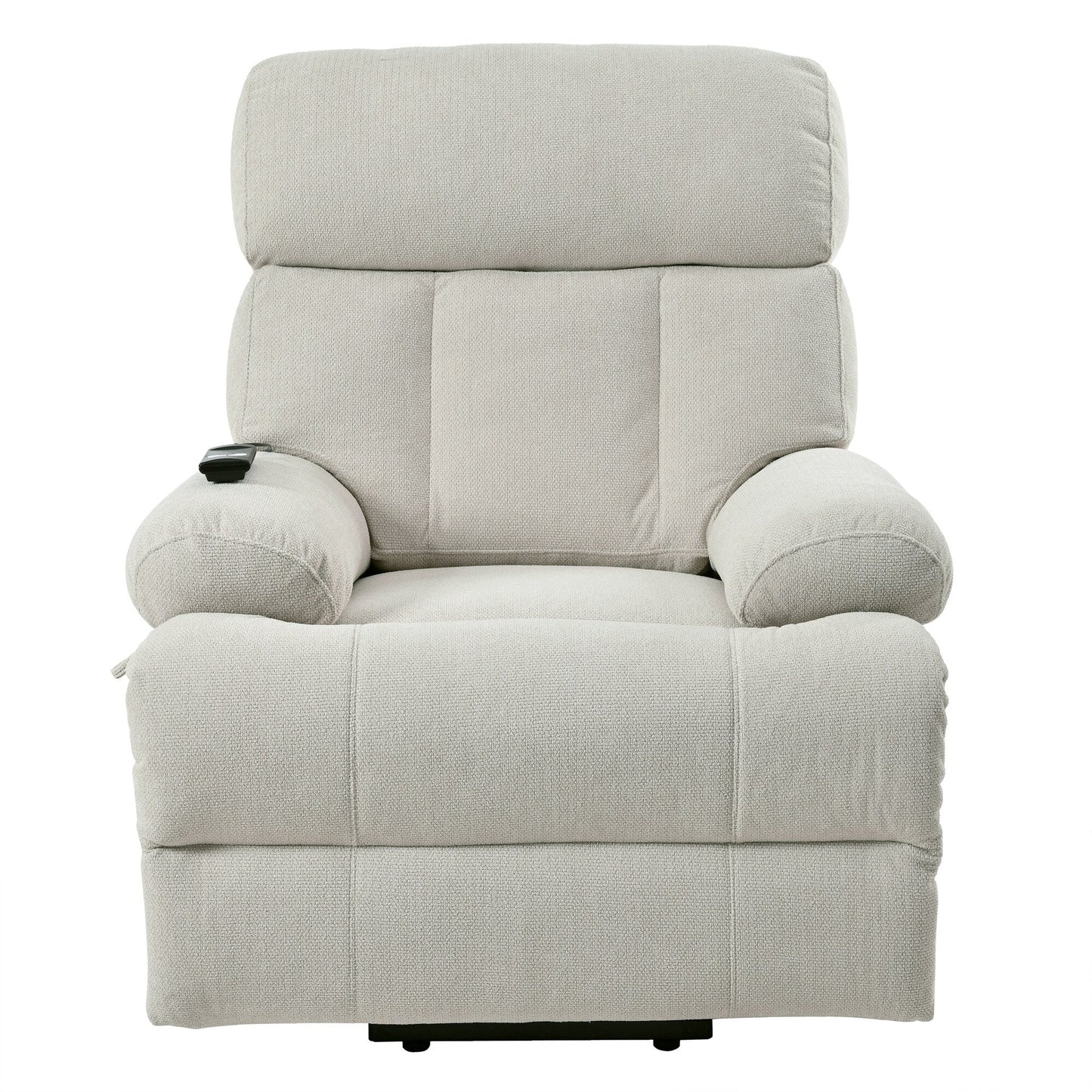 Oversized Power Lift Recliner Chair For Elderly,Reclining Sofa Chair With Remote Control,Side Pocket,Spacious Seat
