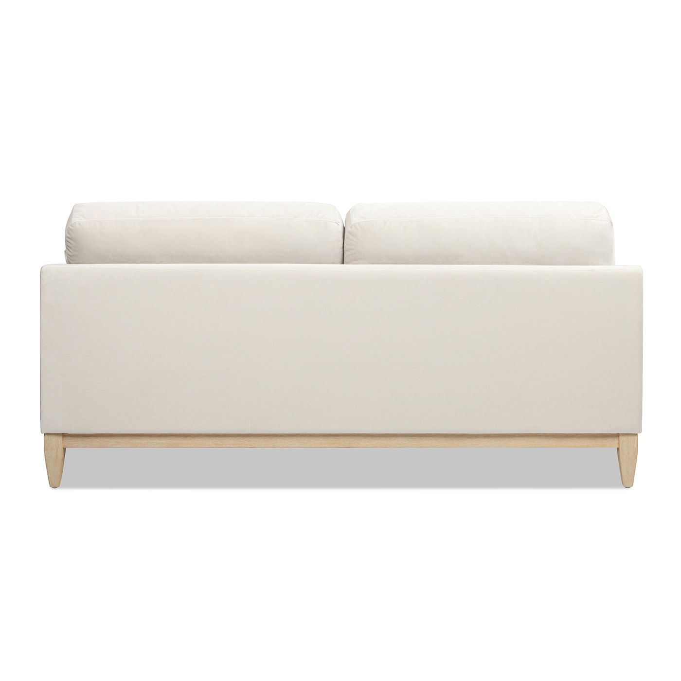 Pasadena 75.5 Velvet Modern Farmhouse Loose Pillow-Back Sofa