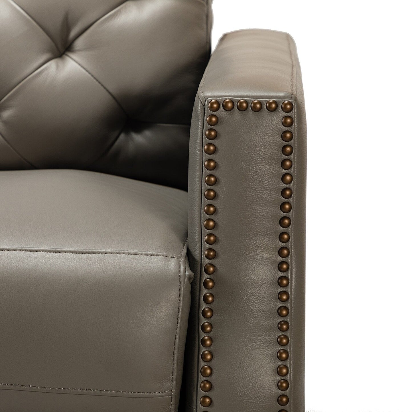 Alina 31.50Wide Genuine Leather Power Recliner with USB Port, Set of 2