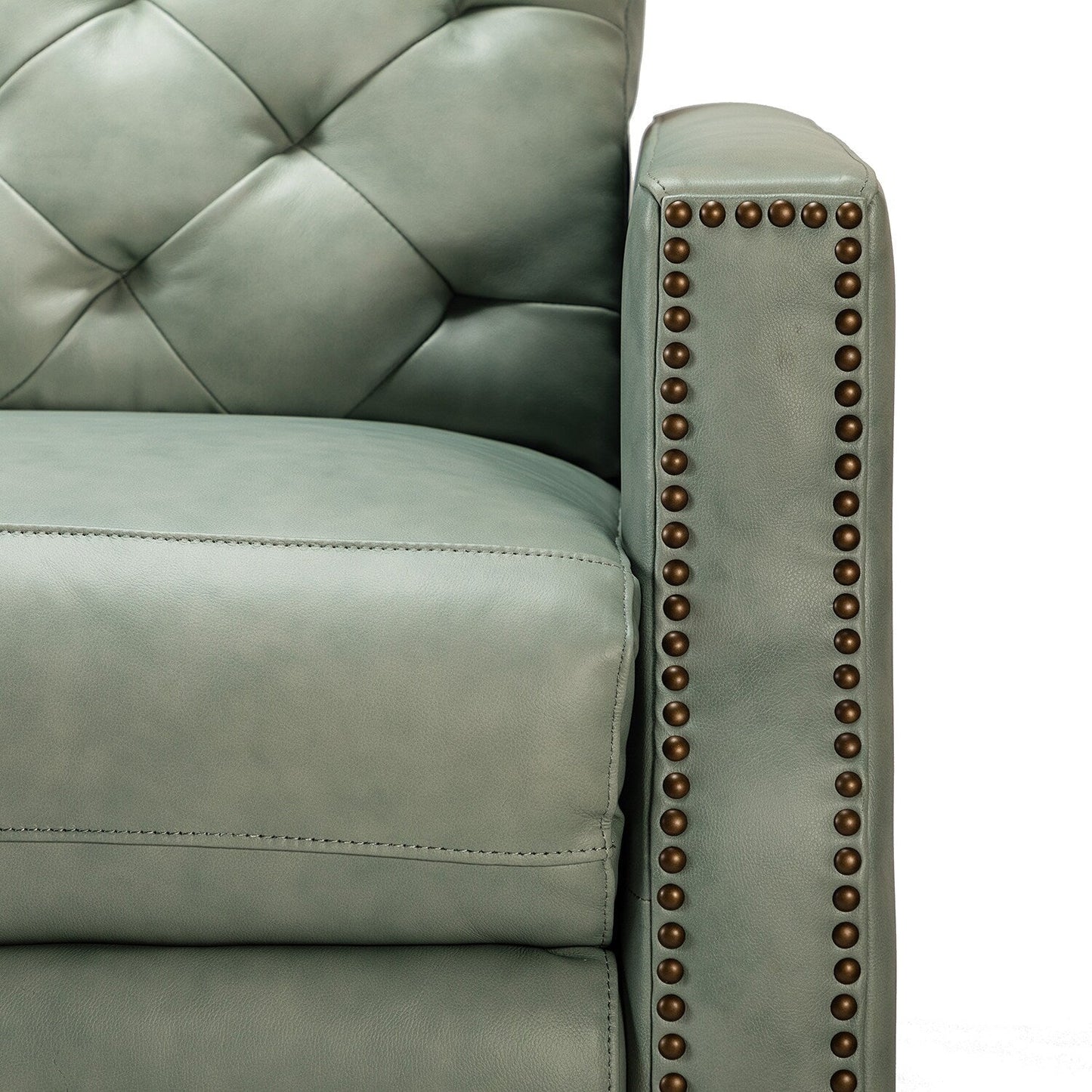 Alina 31.50Wide Genuine Leather Power Recliner with USB Port, Set of 2